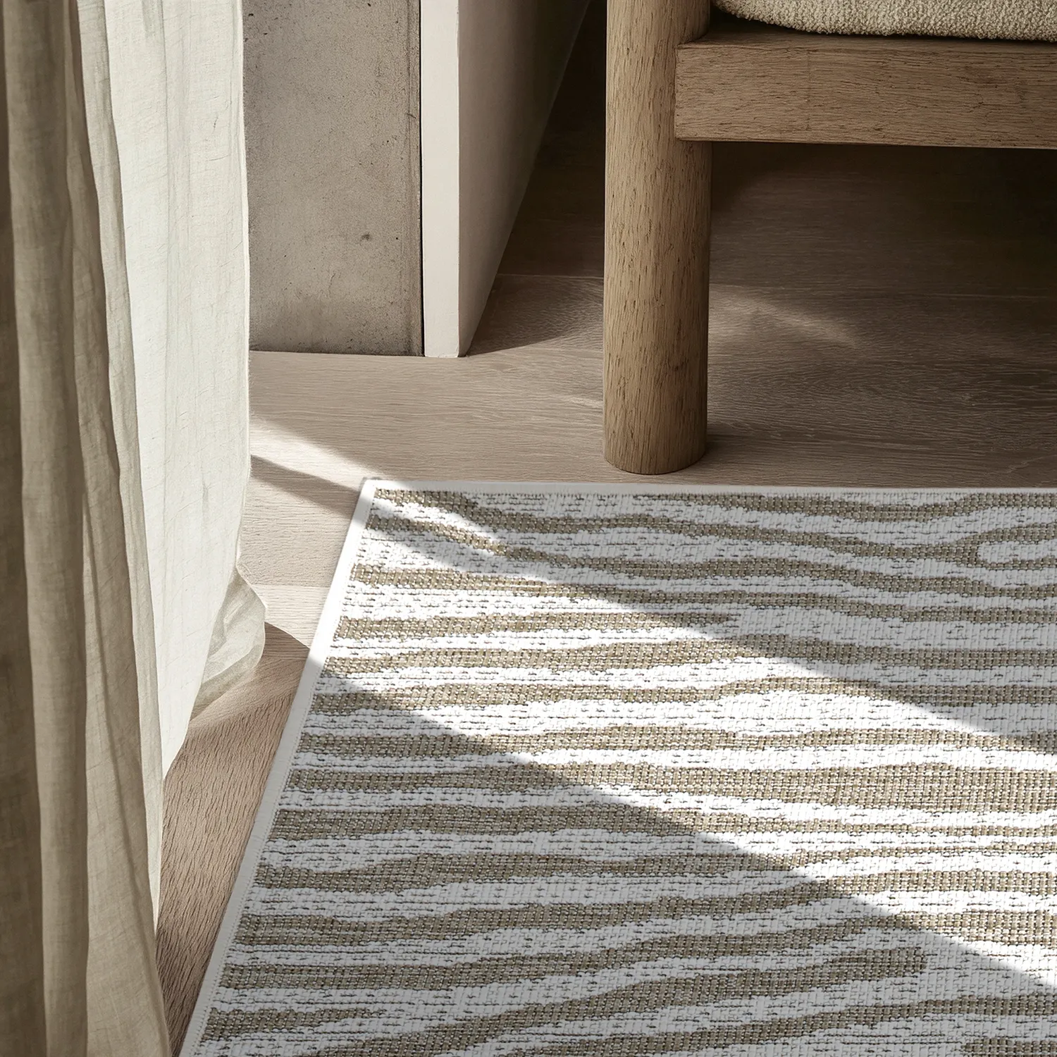 Teppich für innen und außen - utomhusmatta - Vaura (beige)