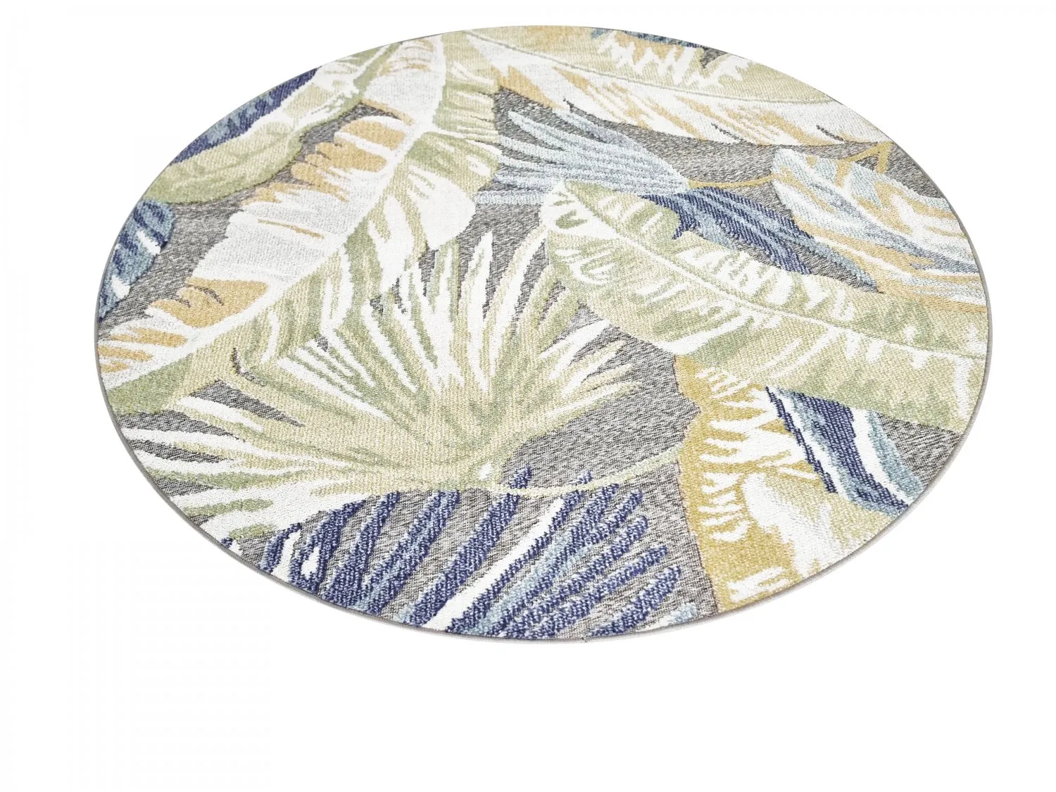 Runde Teppiche - Indoor/Outdoor Havana (dunkelblau/multi)