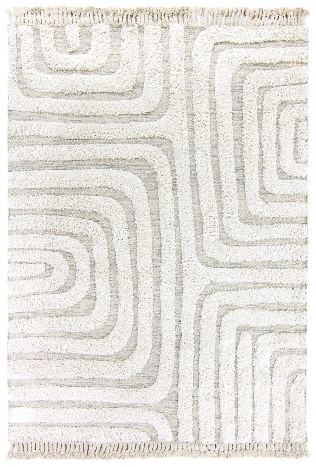Baumwollteppich - Inez (beige)