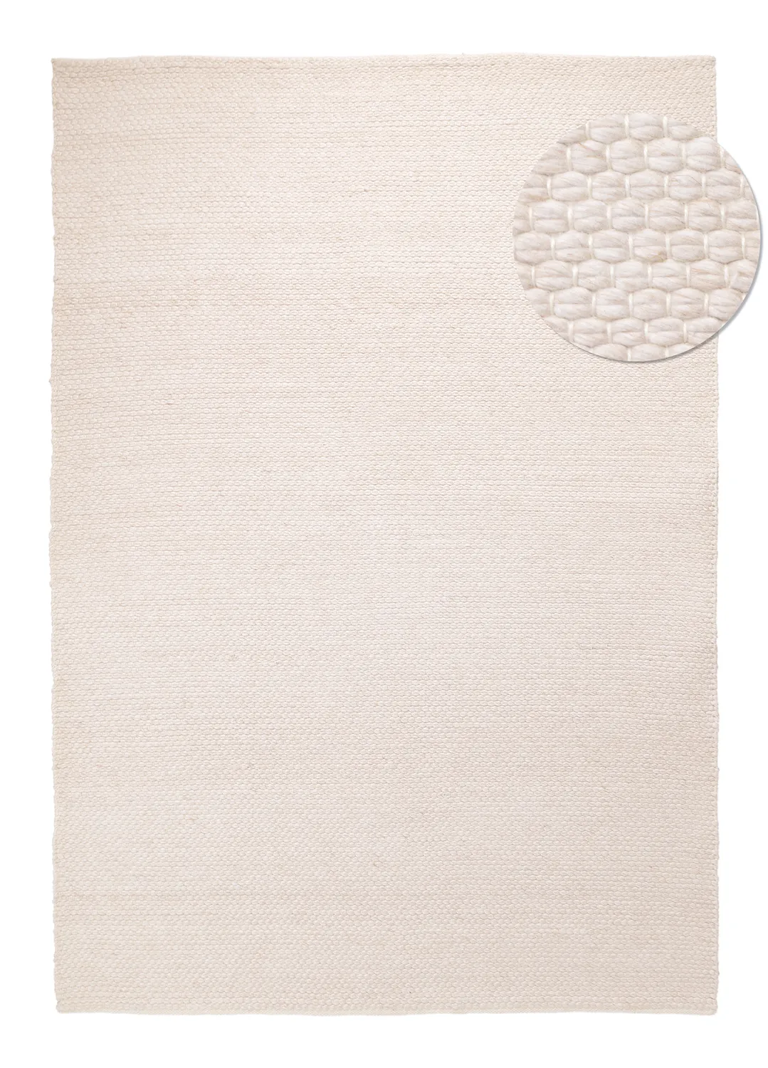 Teppich für innen und außen - Arco Wool Look (creme)