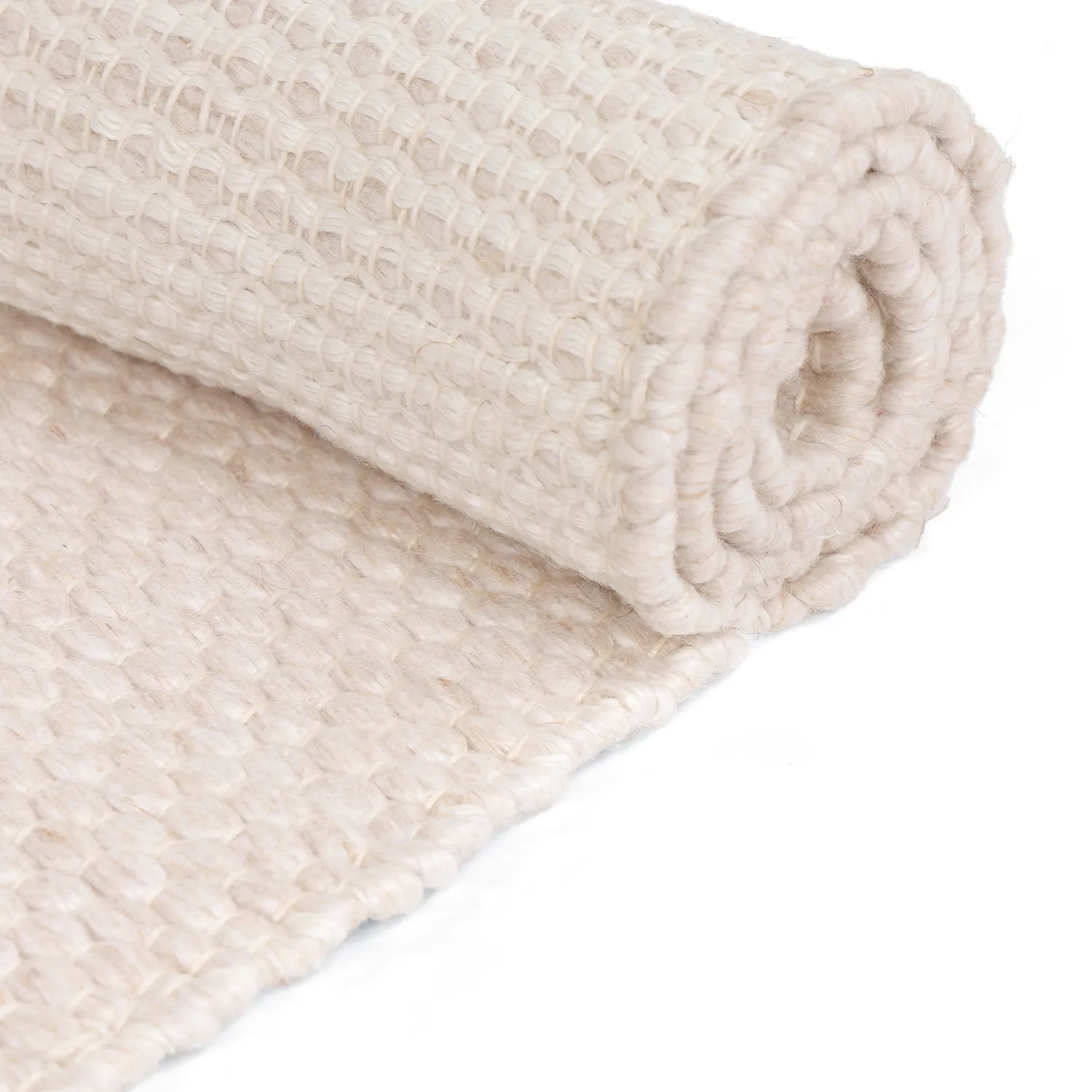Teppich für innen und außen - Arco Wool Look (creme)