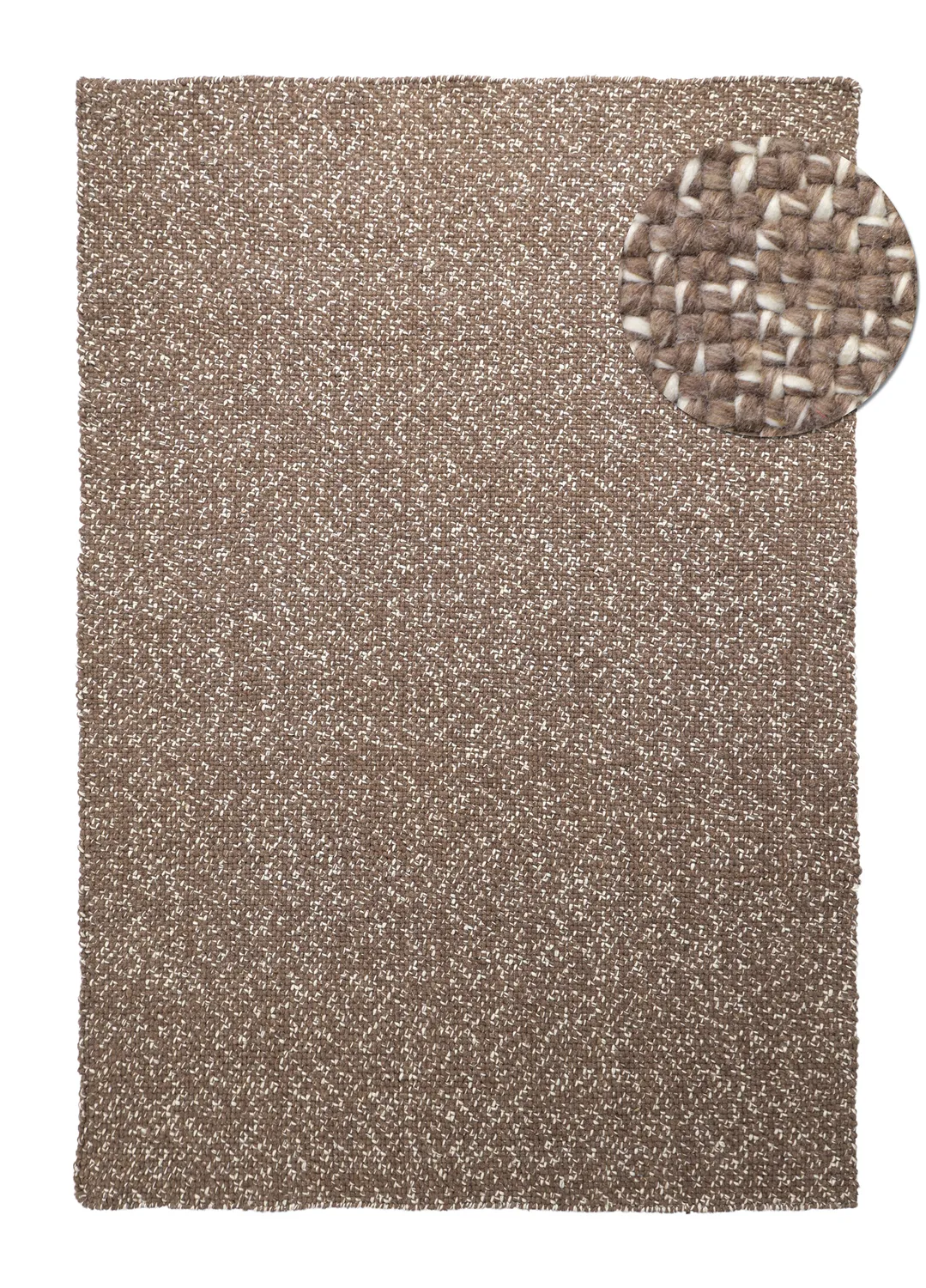 Teppich für innen und außen - Orta Wool Look (braun)