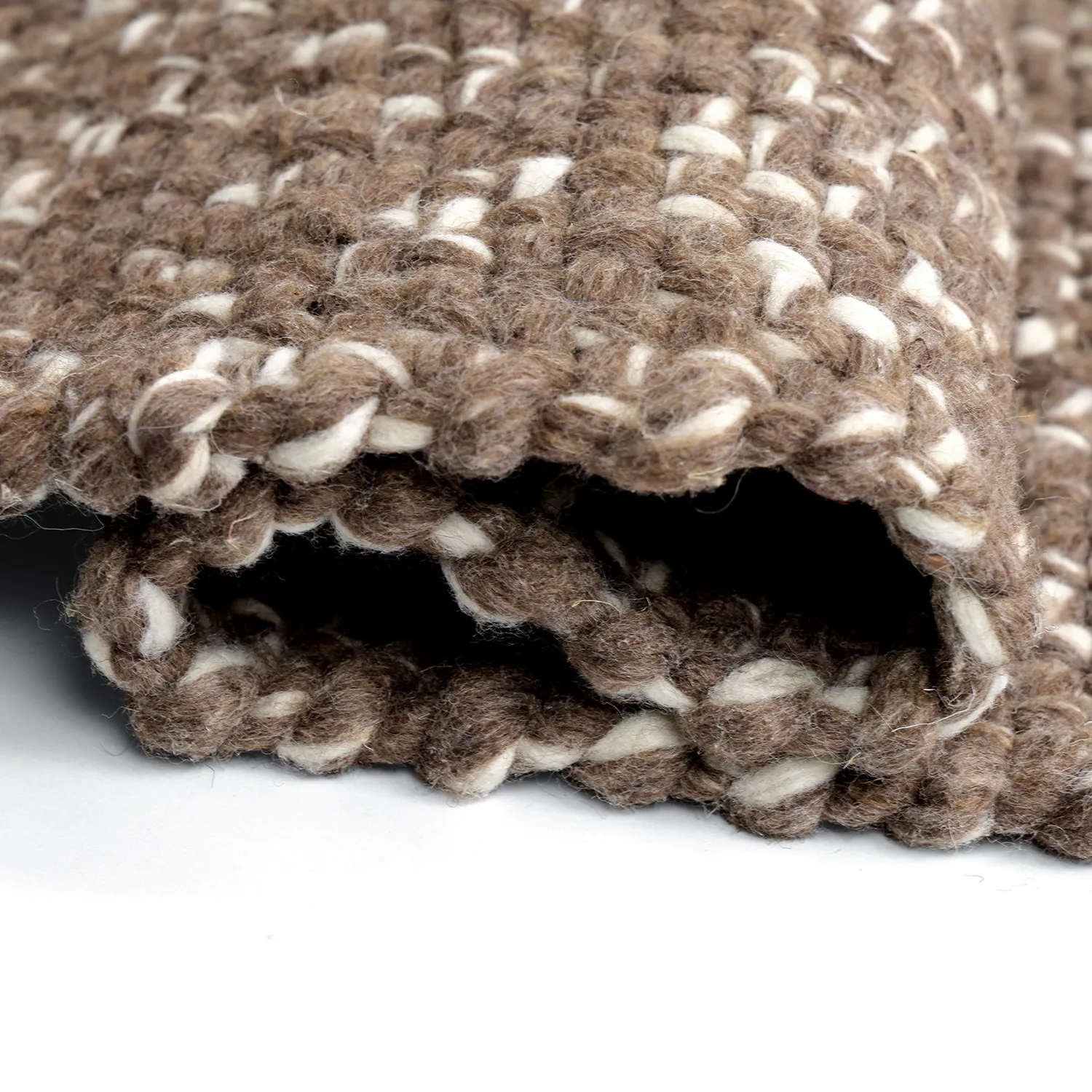 Teppich für innen und außen - Orta Wool Look (braun)