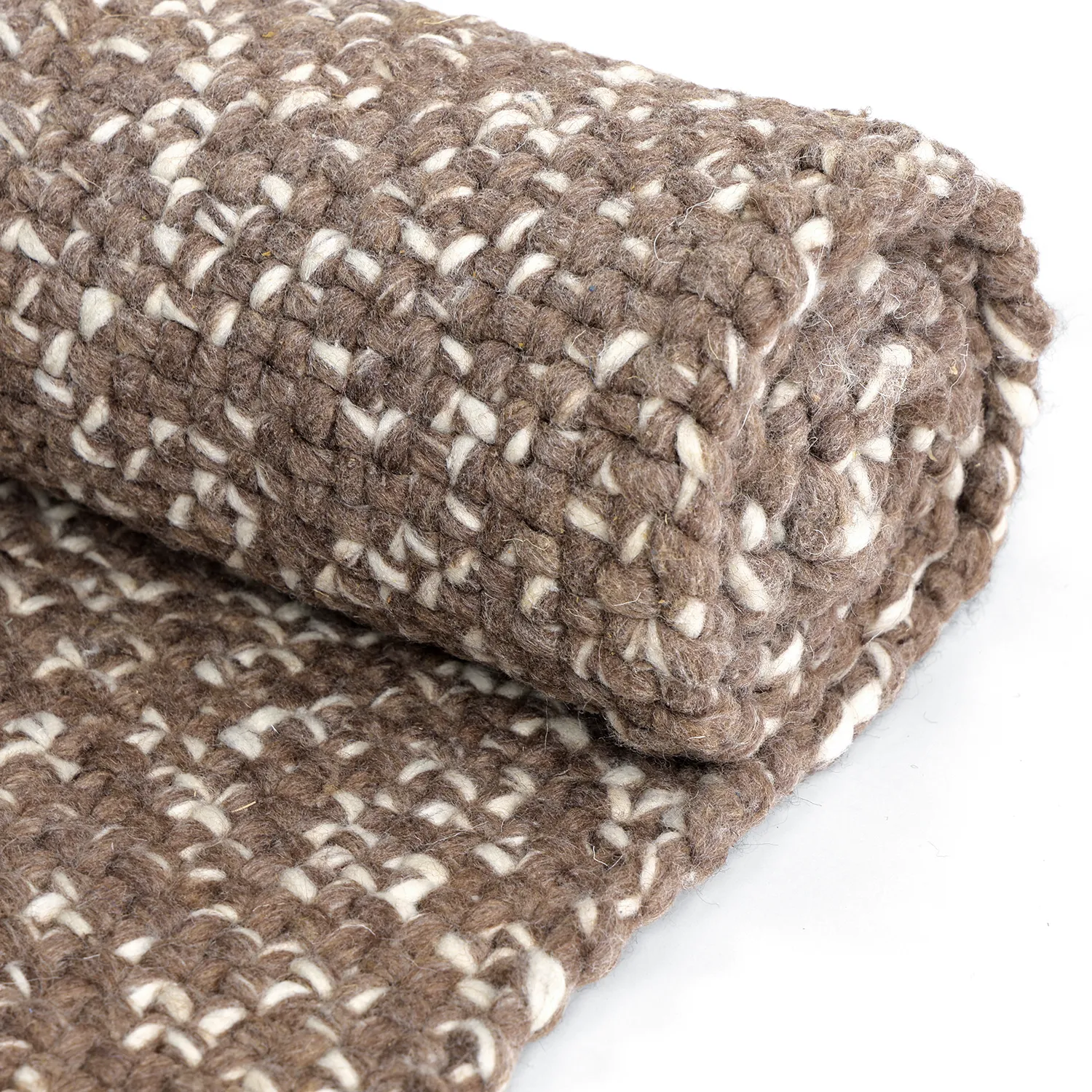 Teppich für innen und außen - Orta Wool Look (braun)