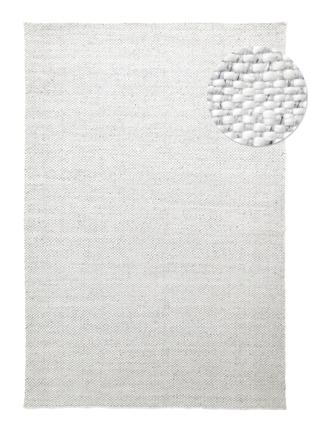 Teppich für innen und außen - Orta Wool Look (hellgrau)