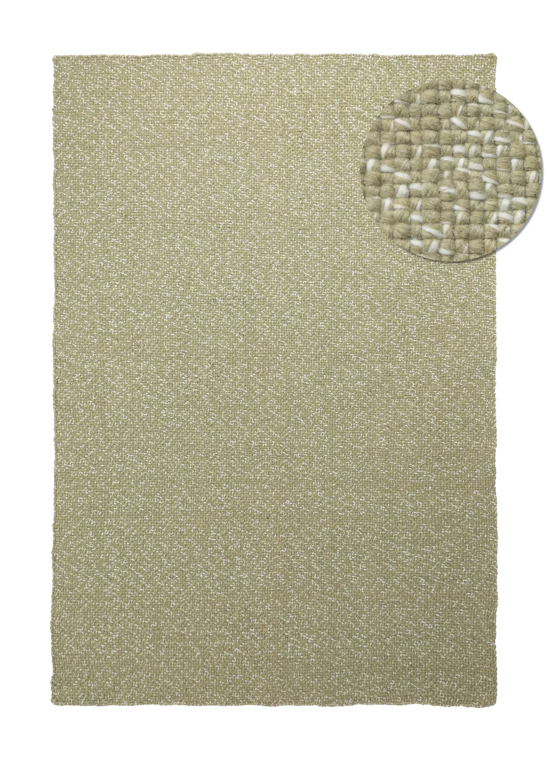 Teppich für innen und außen - Orta Wool Look (moosgrün)