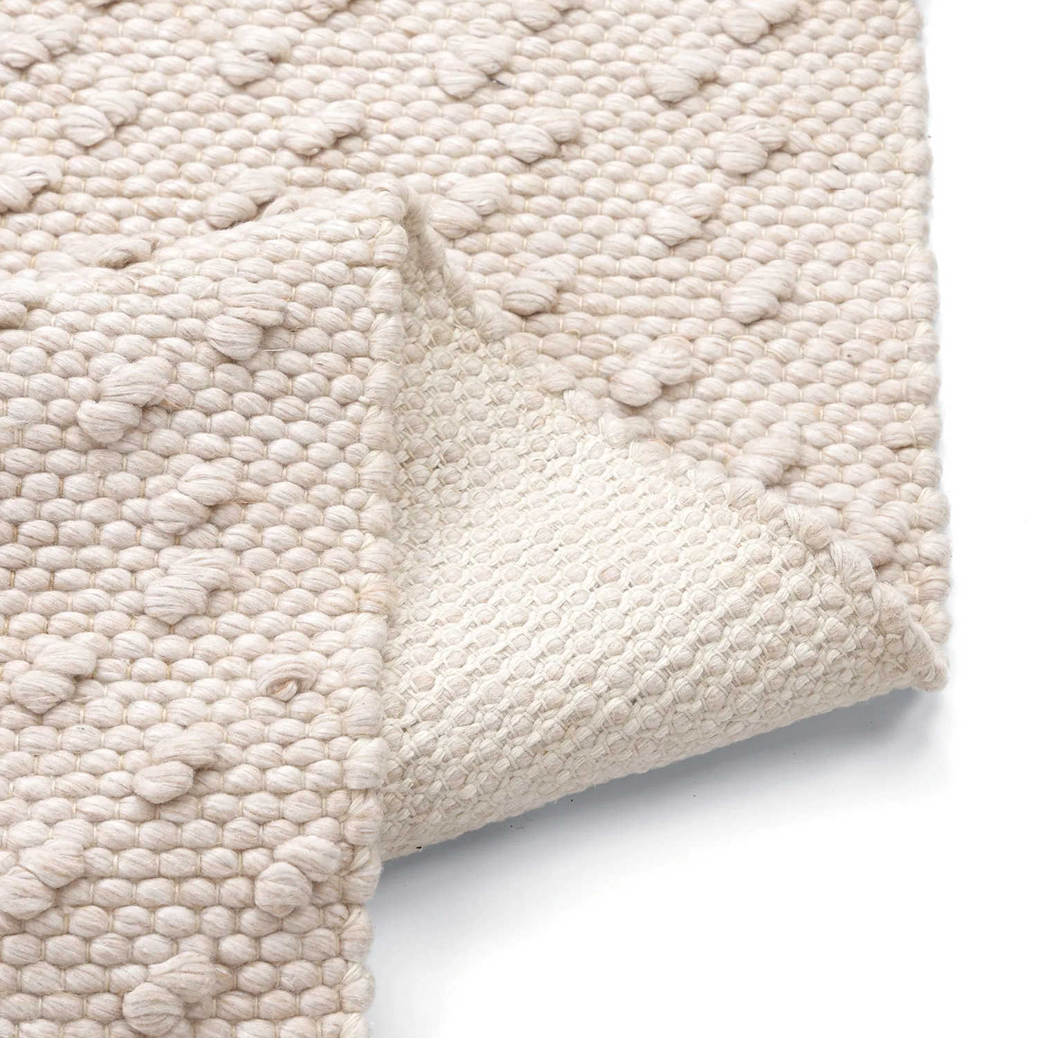 Teppich für innen und außen - Todi Wool Look (creme)