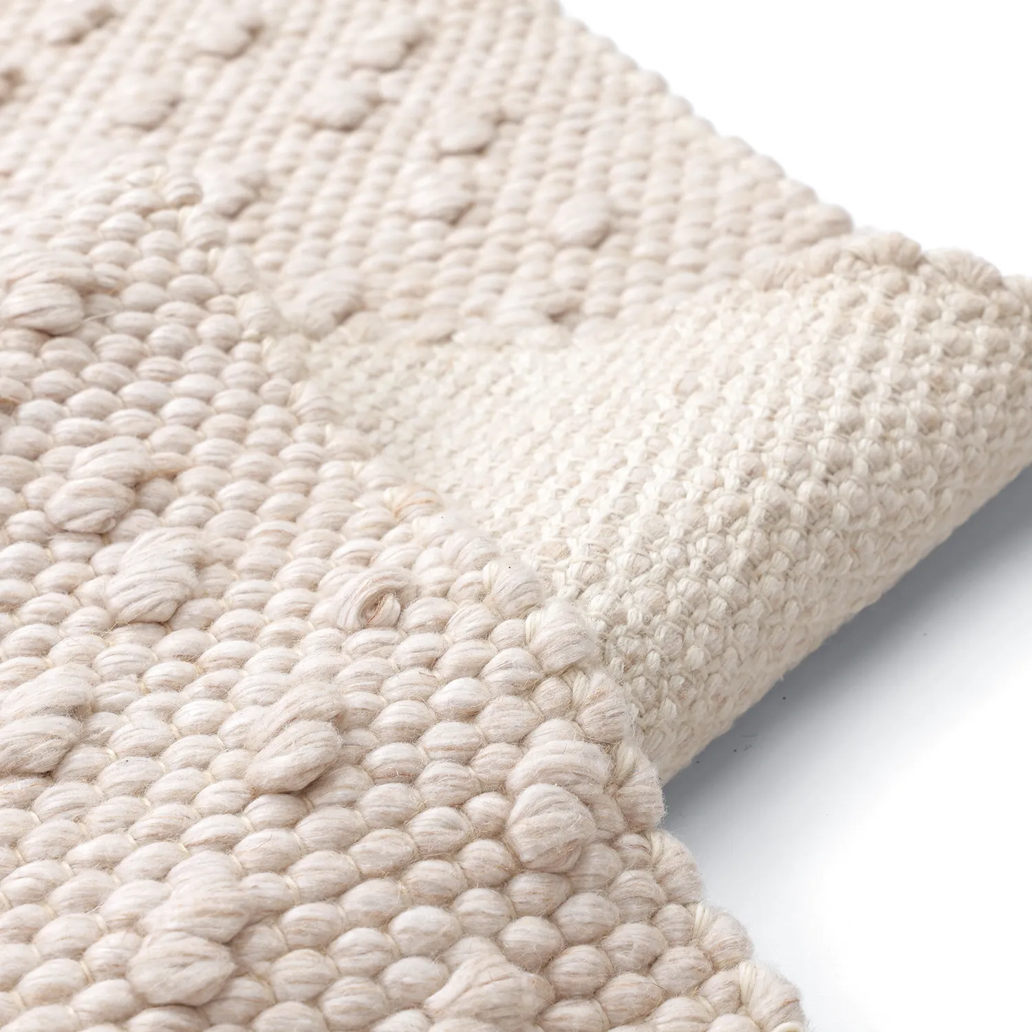 Teppich für innen und außen - Todi Wool Look (creme)