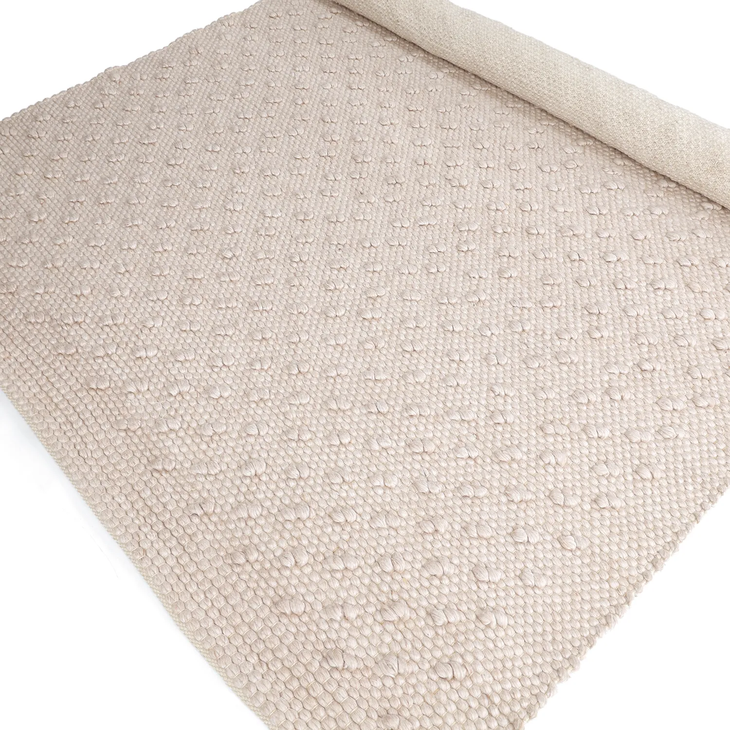 Teppich für innen und außen - Todi Wool Look (creme)