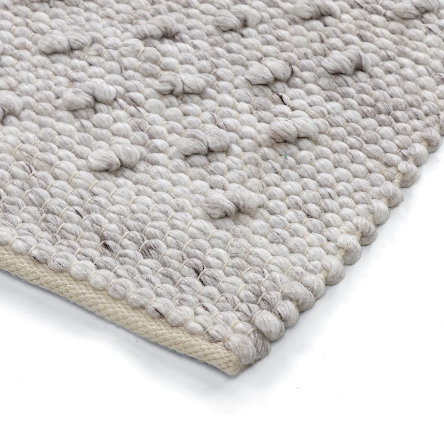 Teppich für innen und außen - Todi Wool Look (grau/beige)