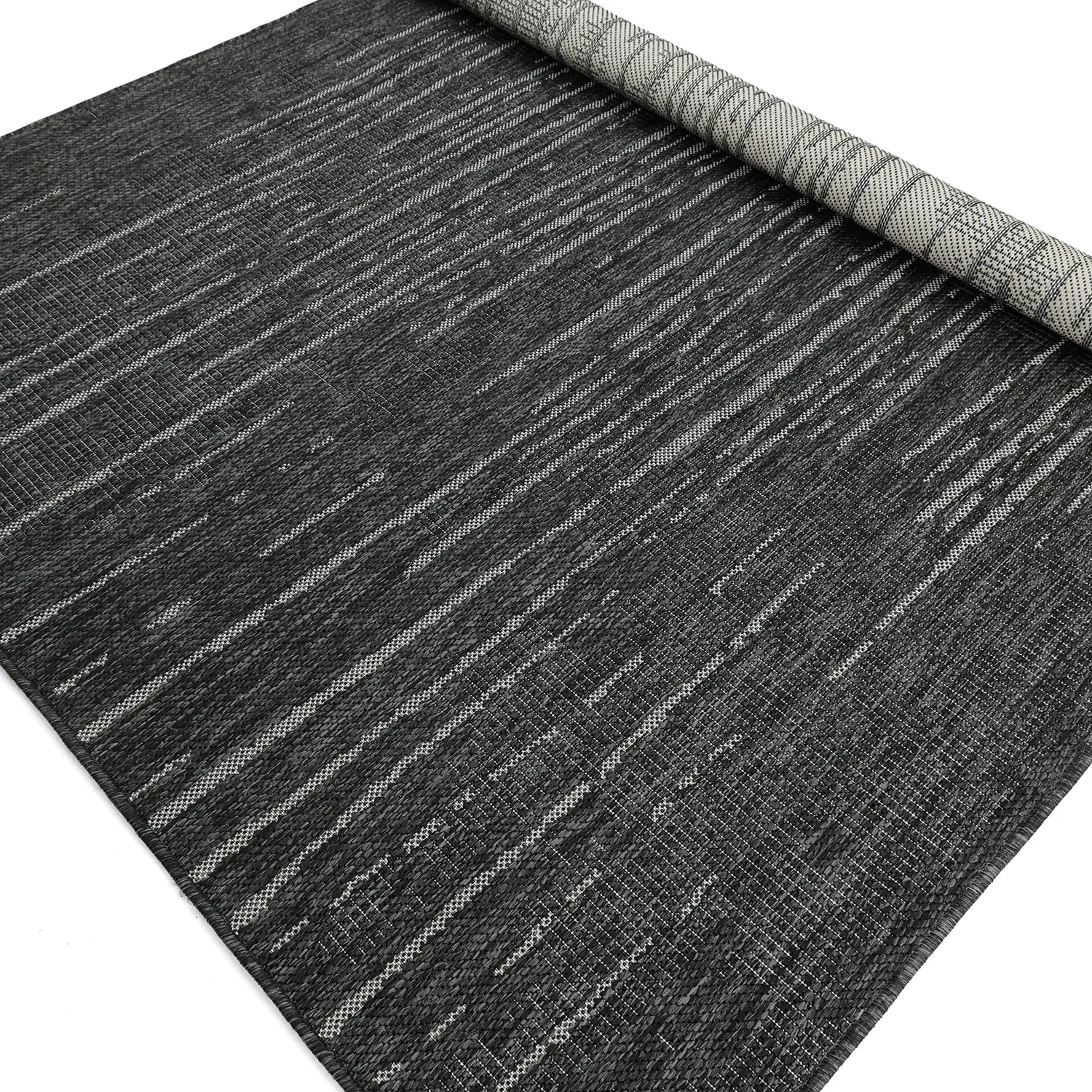 Teppich für innen und außen - Ragusa (schwarz/creme)