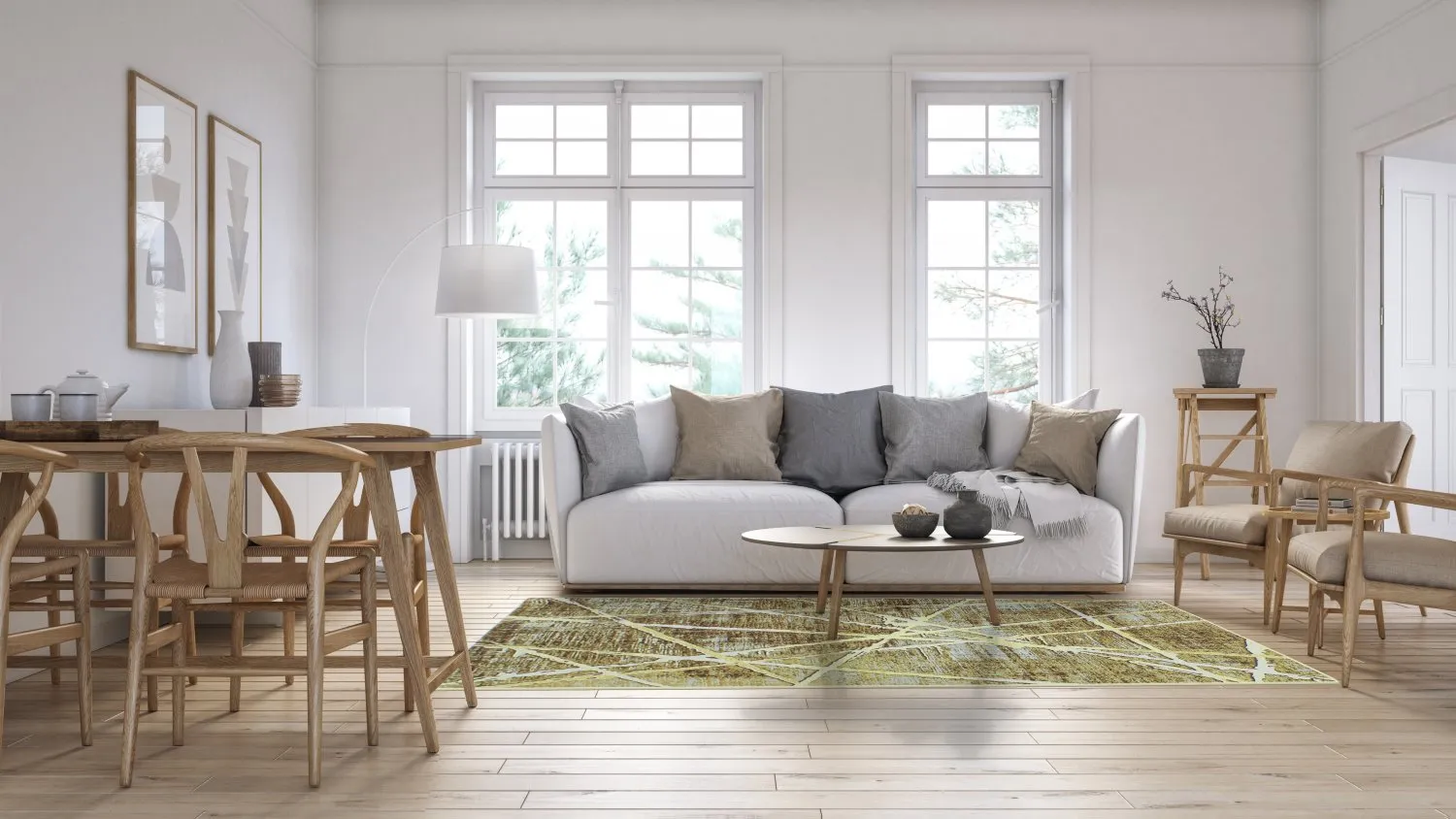 Wilton-Teppich - Lagos (beige)
