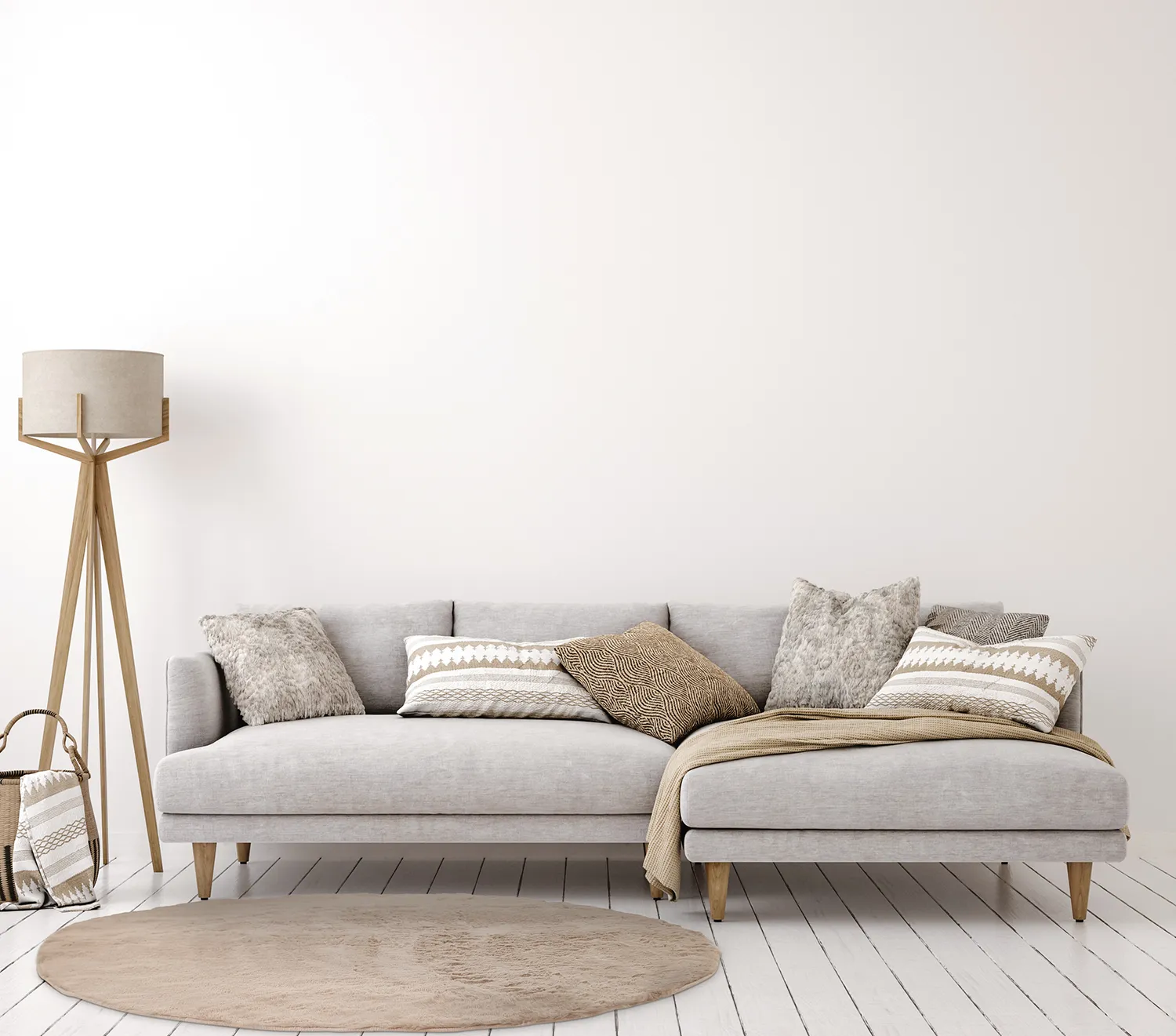 Runde Teppiche - Cloud Super Soft (taupe)