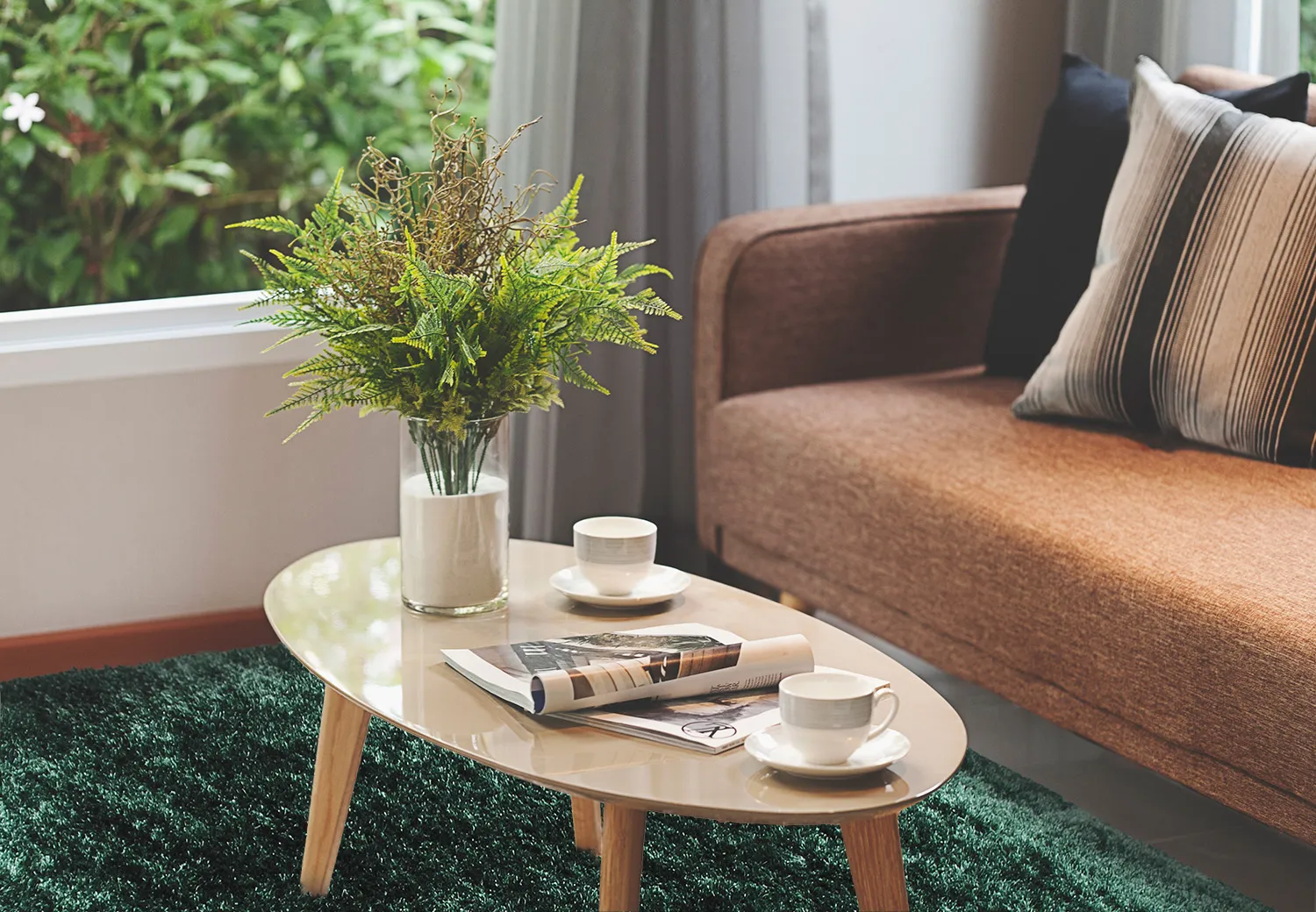 Hochflorteppiche - Cosy (dunkelgrün)
