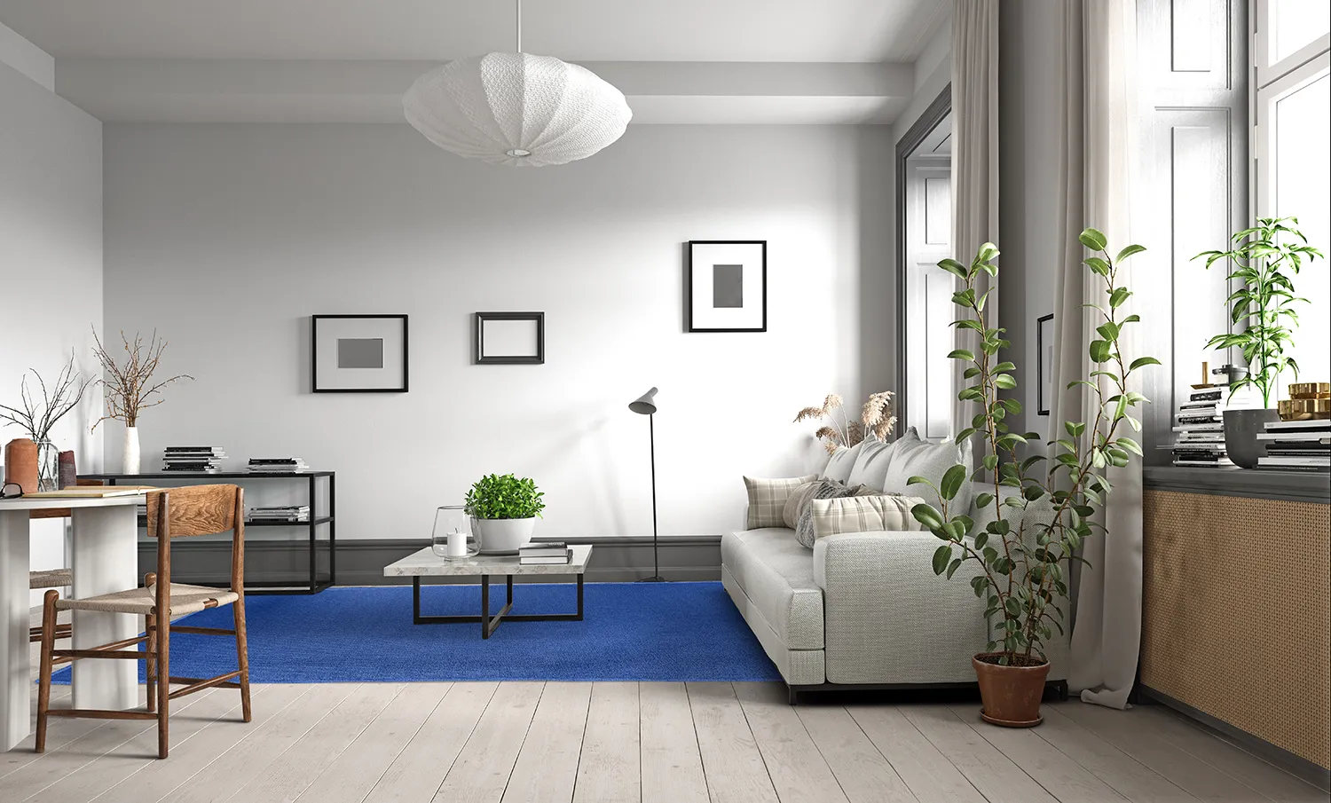 Wollteppich - Hamilton (Classic Blue)