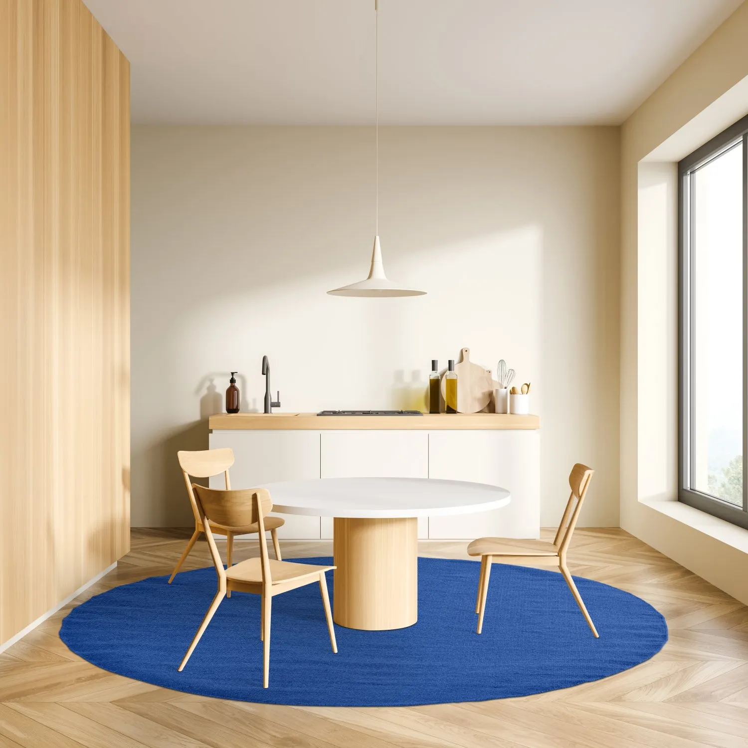 Runde Teppiche - Hamilton (Classic Blue)