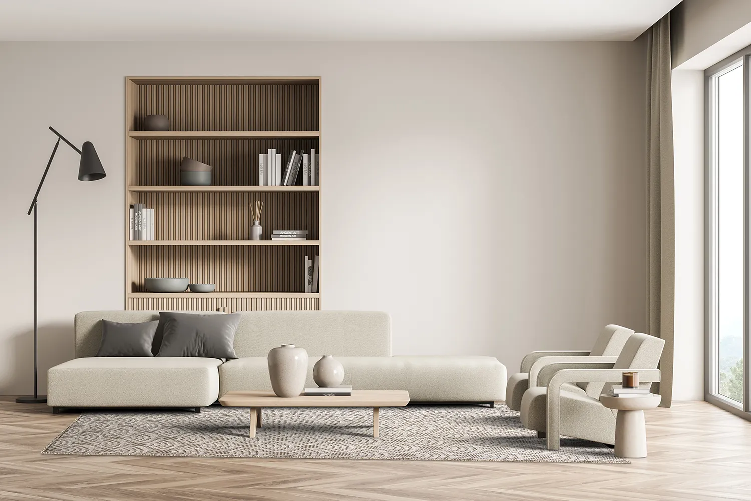 Teppich für innen und außen - Odin (beige)