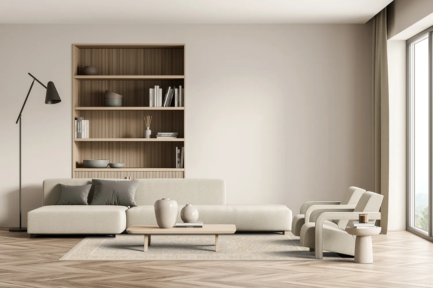 Wilton-Teppich - Vivian (beige)