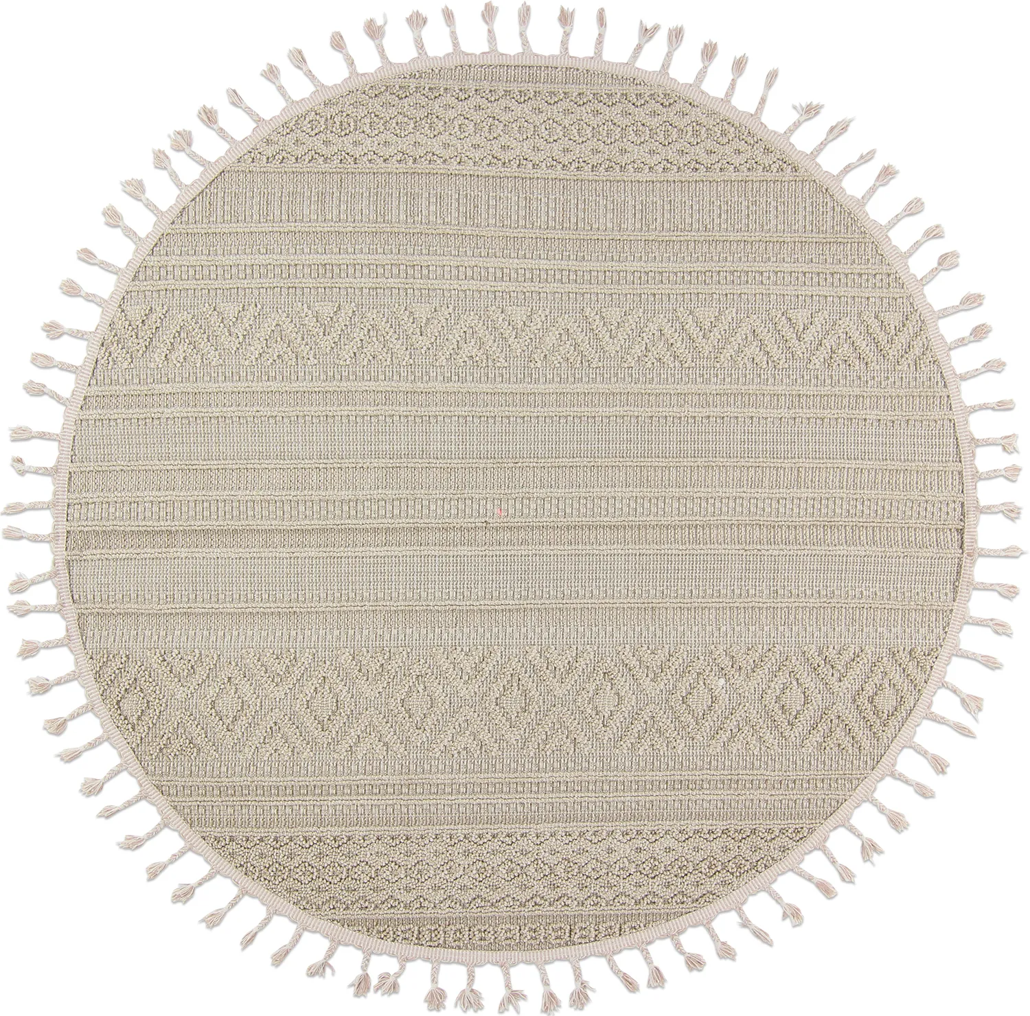 Runde Teppiche - Indoor/Outdoor Athena (beige)