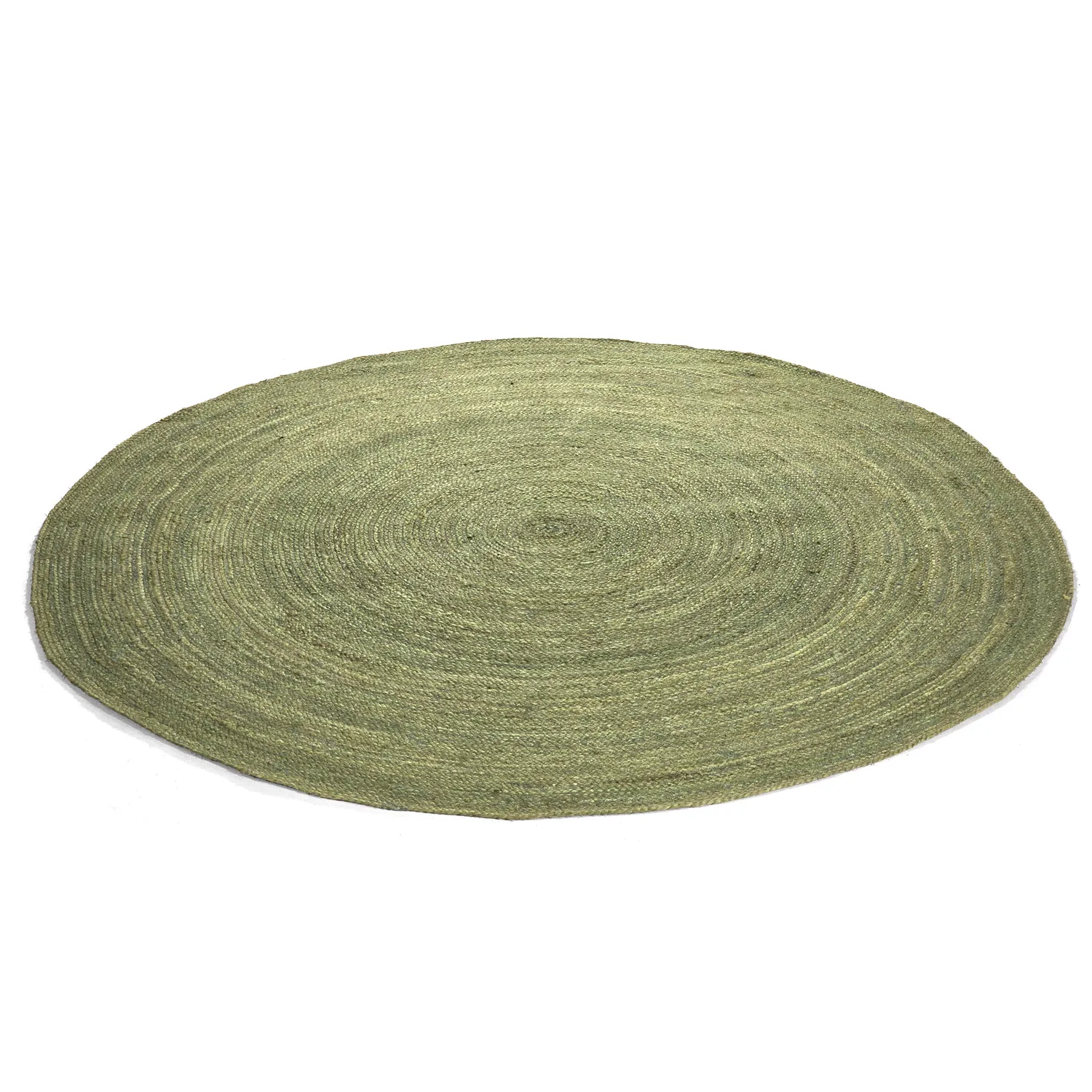 Runder Juteteppich - Amasia (olive)