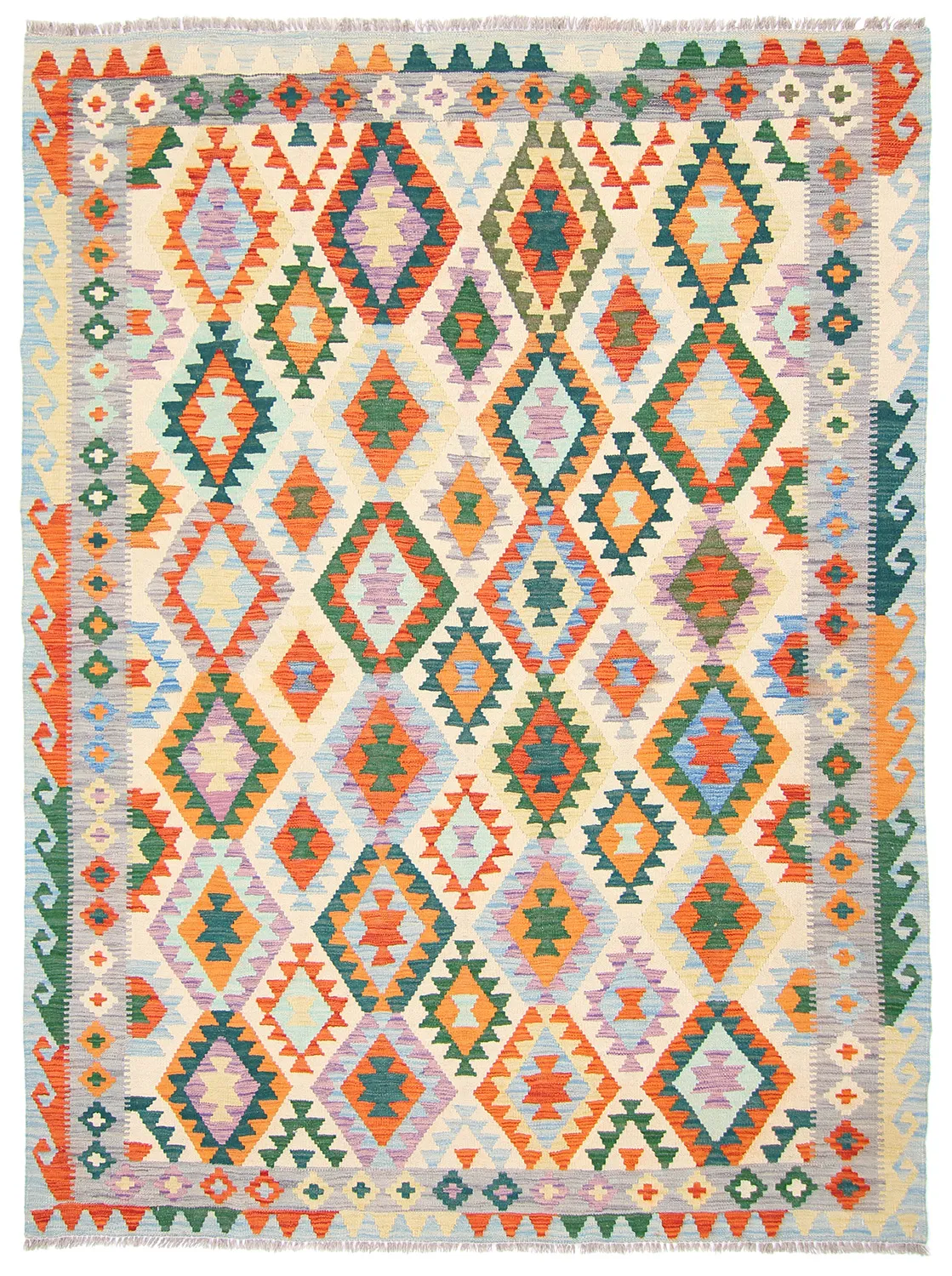 Orientalischer Kelim-Teppich 230 x 176 cm