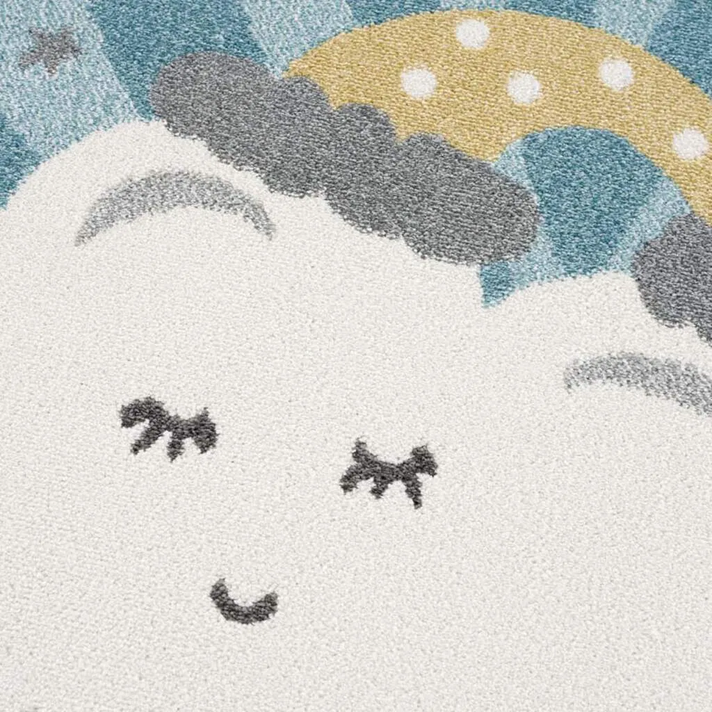 Kinderteppich - Night Clouds Rund (multi)