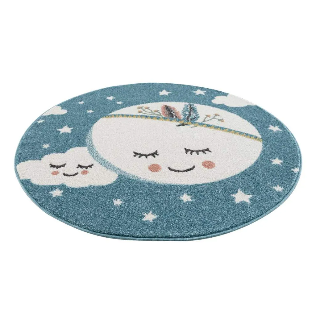 Kinderteppich - Night Sky Rund (multi)