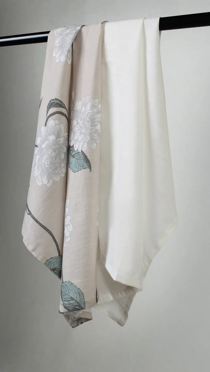 Küchenhandtücher im 2er-Pack - Alyssa (beige/grau)