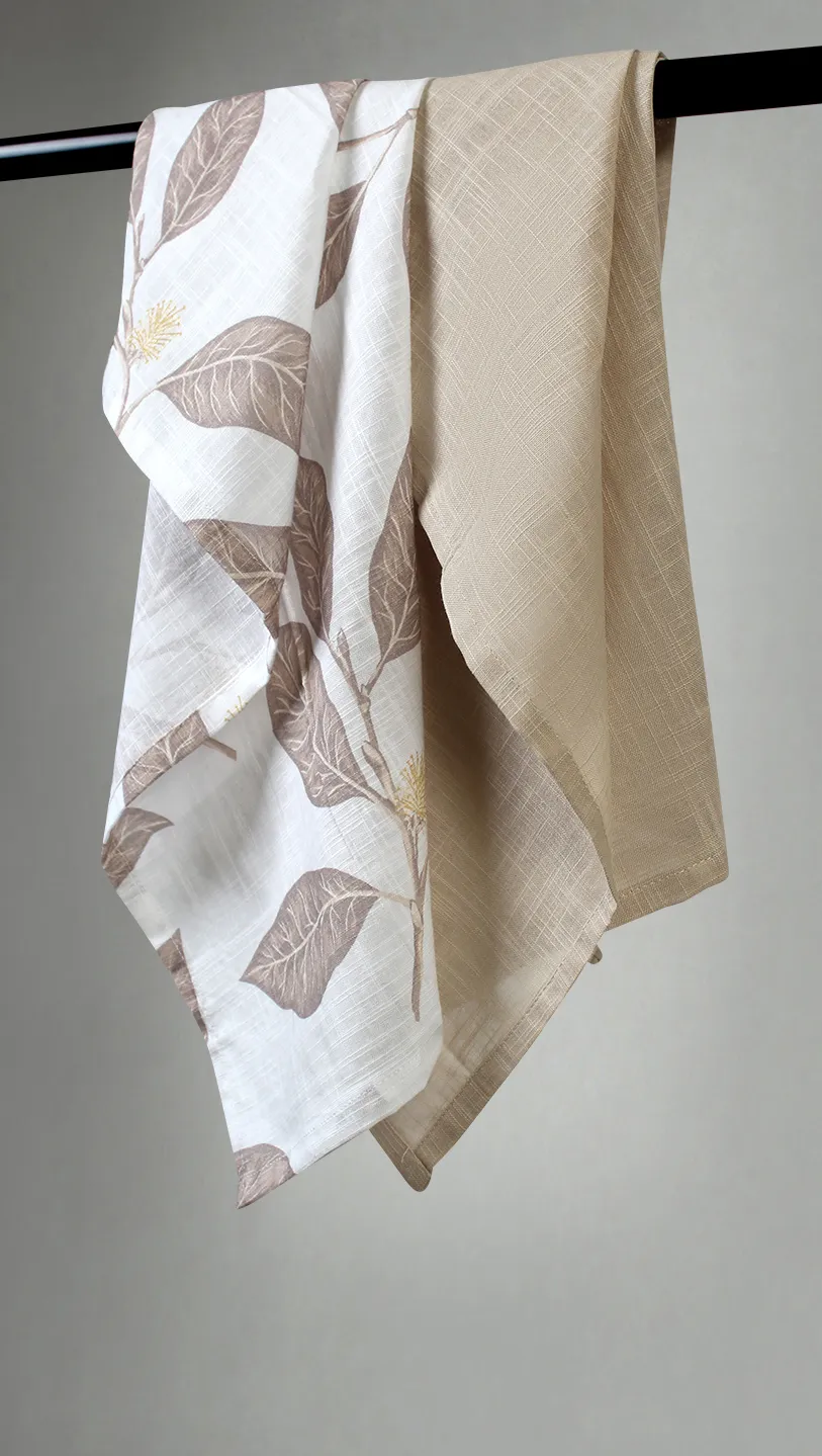 Küchenhandtücher im 2er-Pack - Morris (beige)