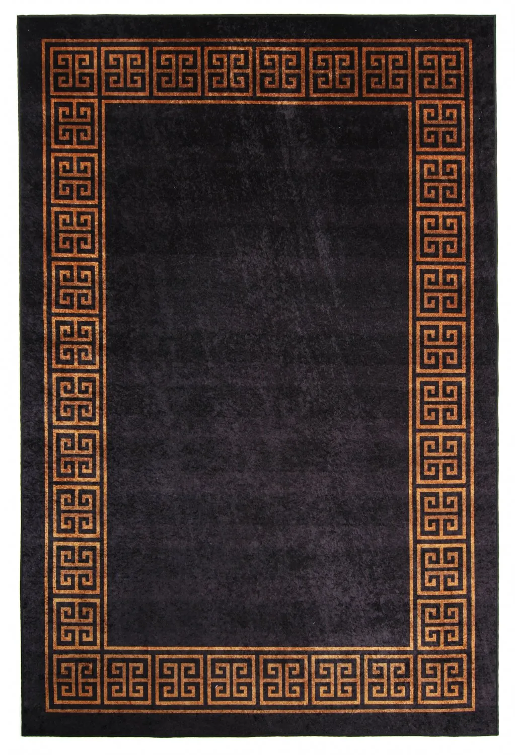 Wilton-Teppich - Kuba (schwarz/braun)