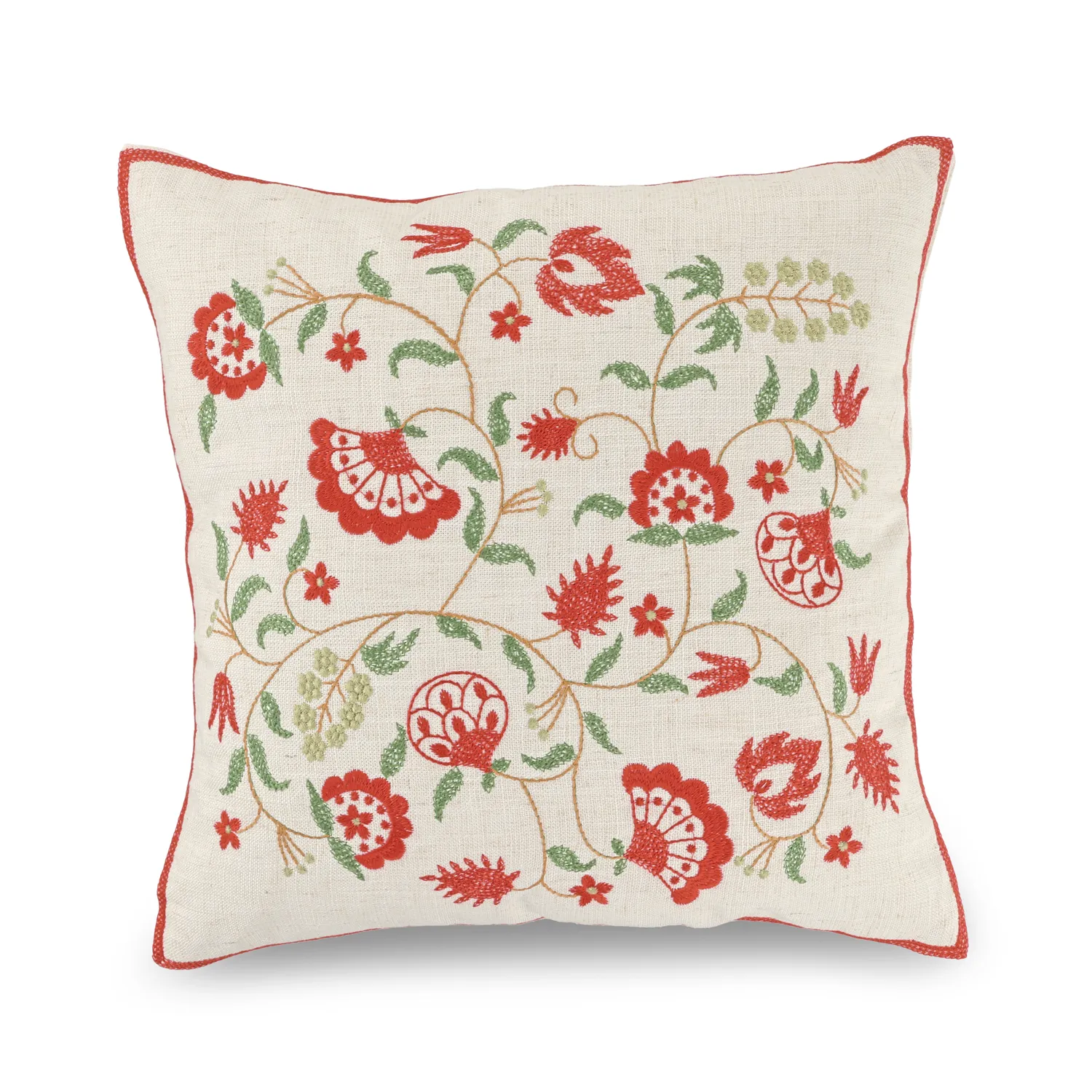 Kissenbezug - Kalmar Embroidered Cushion Cover (mehrfarbig)