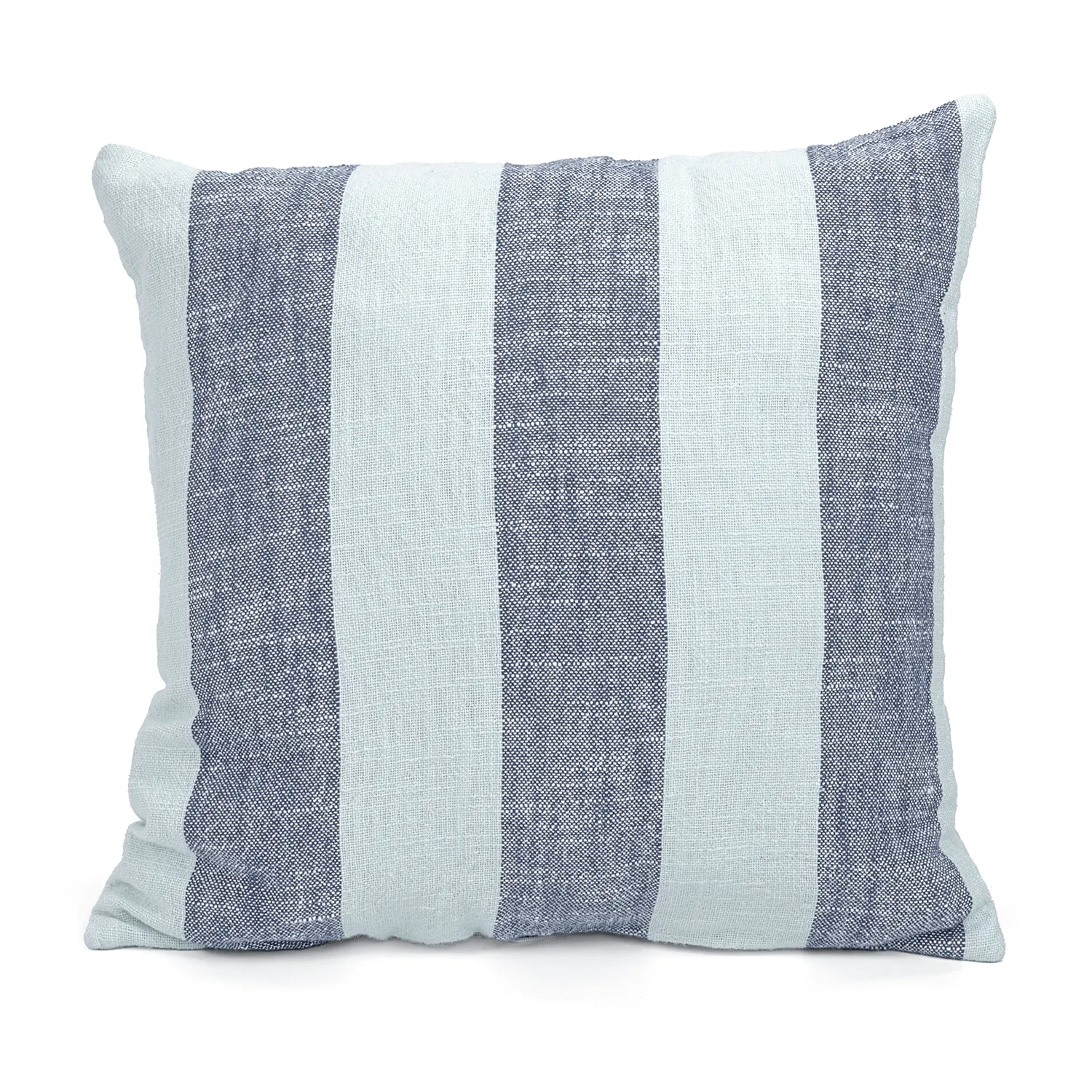 Kissenbezug - Kora stripe cotton cushion cover (marineblau/hellblau)