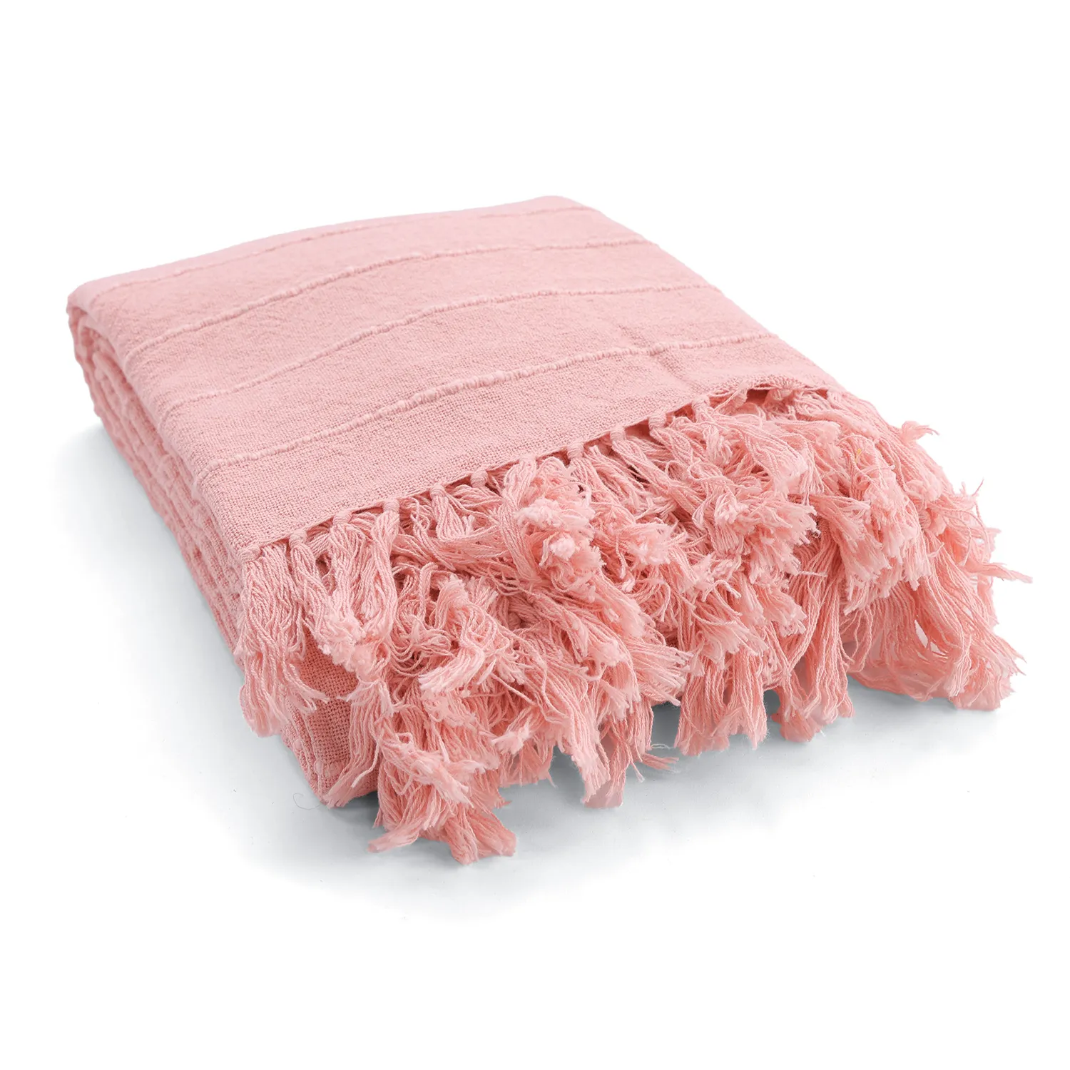 Decken - Nalani cotton throw (rosa)