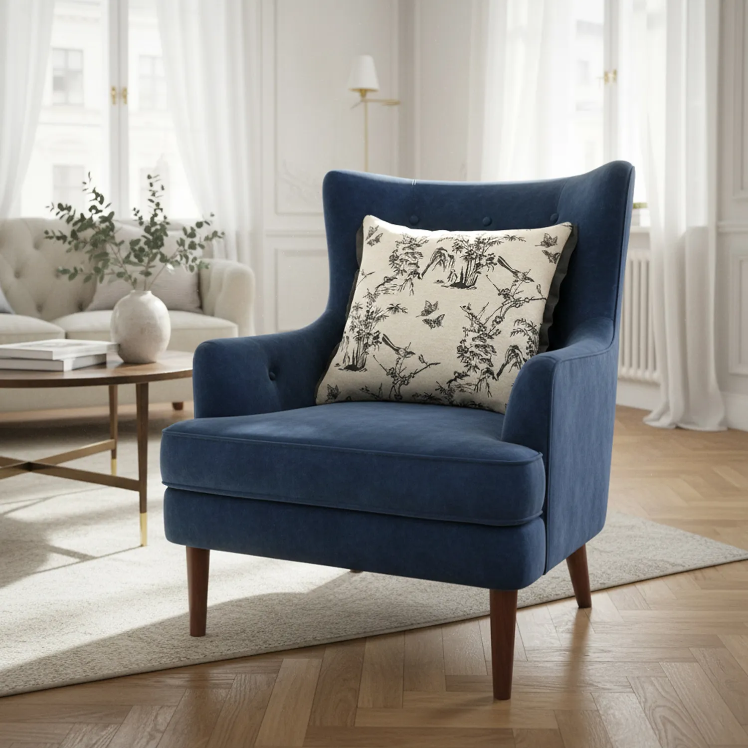 Kissenbezug - Viborg Embroidered Cushion Cover (mehrfarbig)
