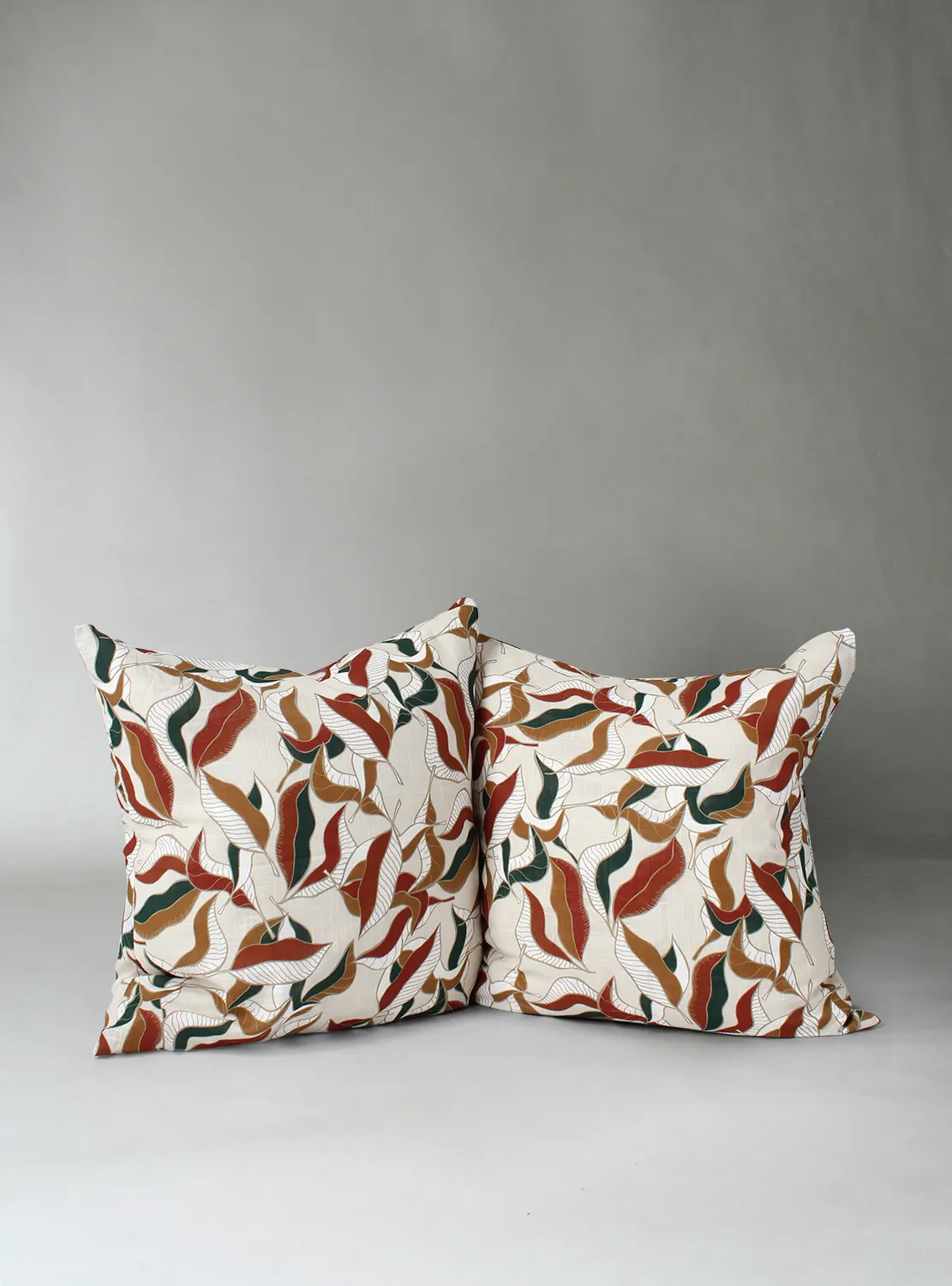 Kissenbezug x 2 - Amalie (beige/rust)