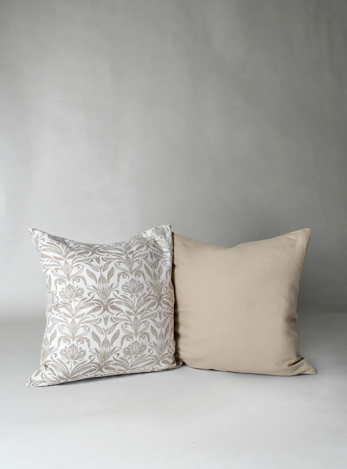Kissenbezug x 2 - Viola (beige)