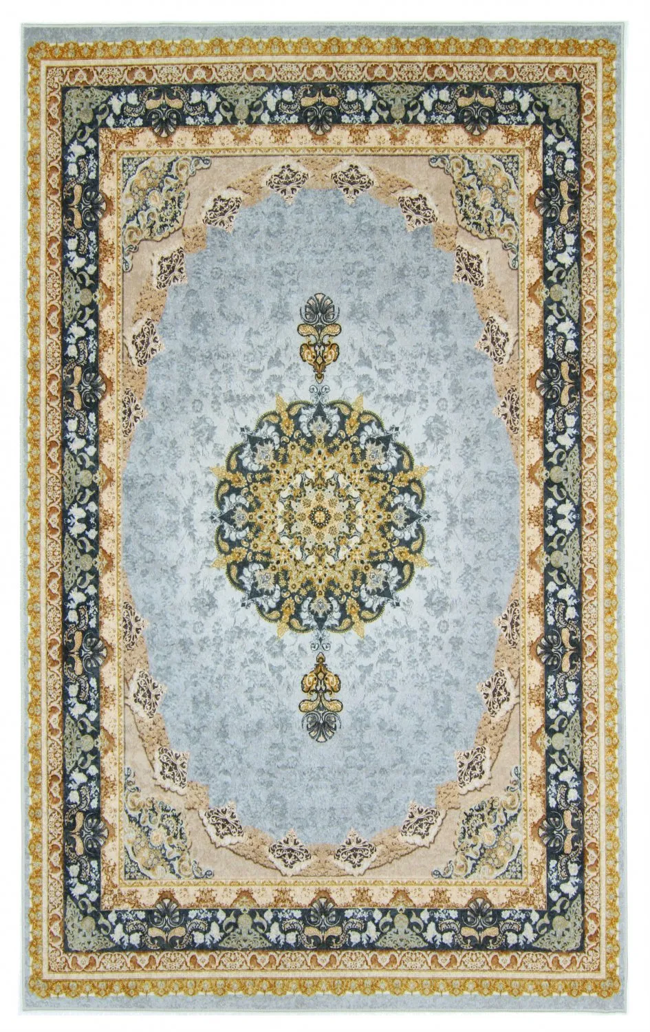 Wilton-Teppich - Lukla (blau)