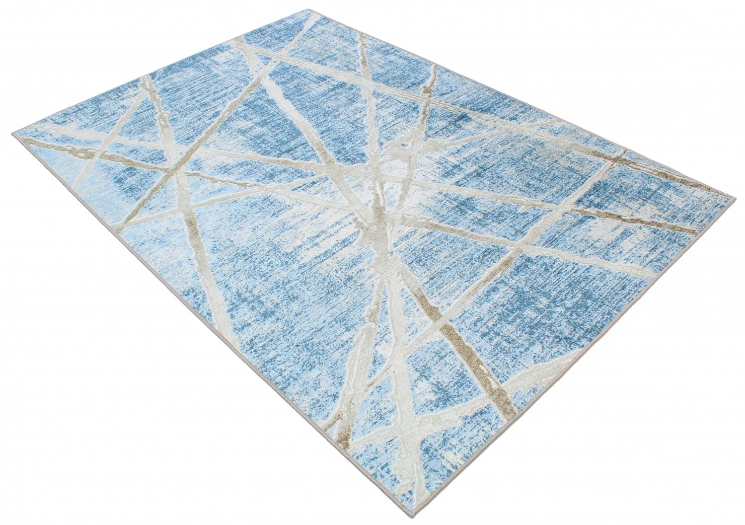 Wilton-Teppich - Lagos (blau)