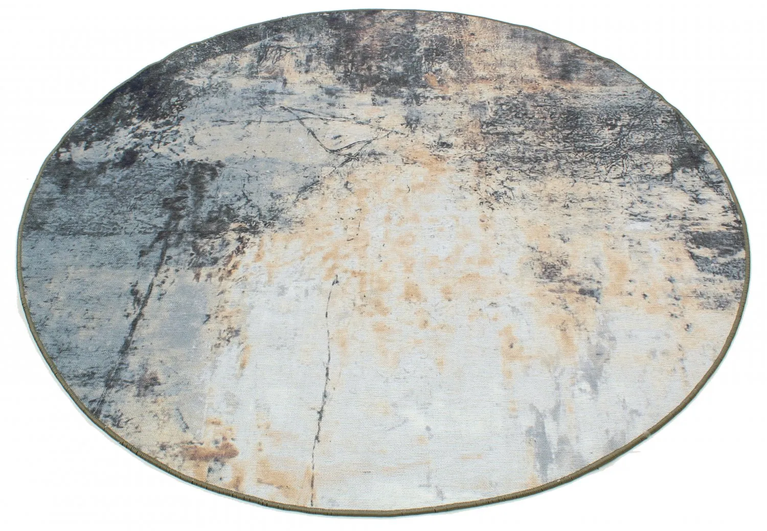 Rund Teppich - Melazzo (grau/bunt)