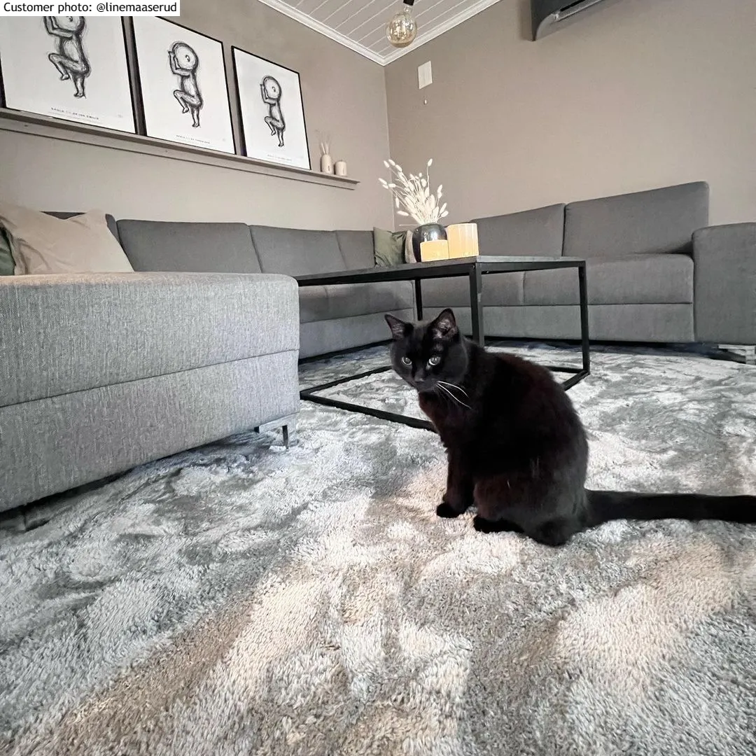 Hochflorteppiche - Aranga Super Soft Fur (grau)