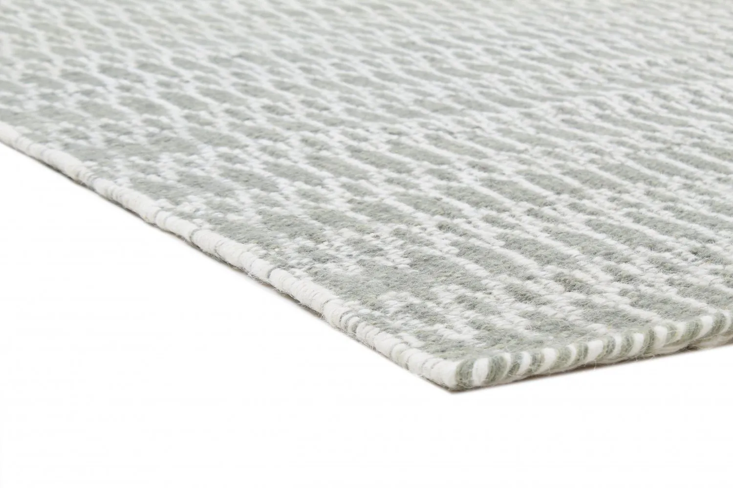 Wollteppich - Long Stitch (grau)