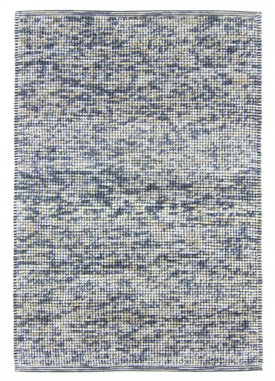Wollteppich - Luna (blau)