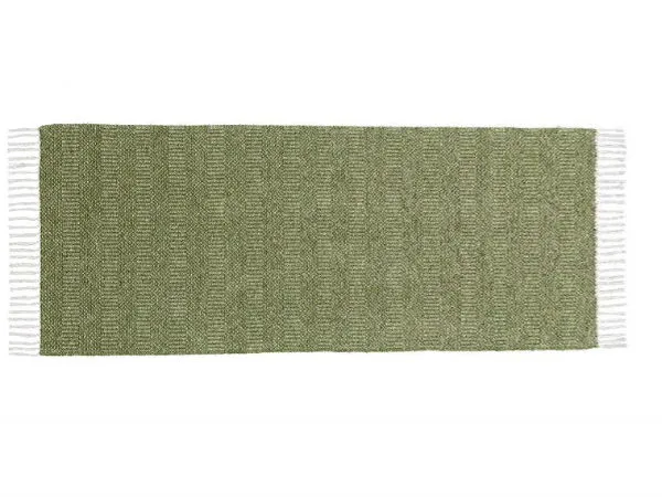 Kunststoffteppiche - Der Horred-Teppich Maja Mix (oliv)