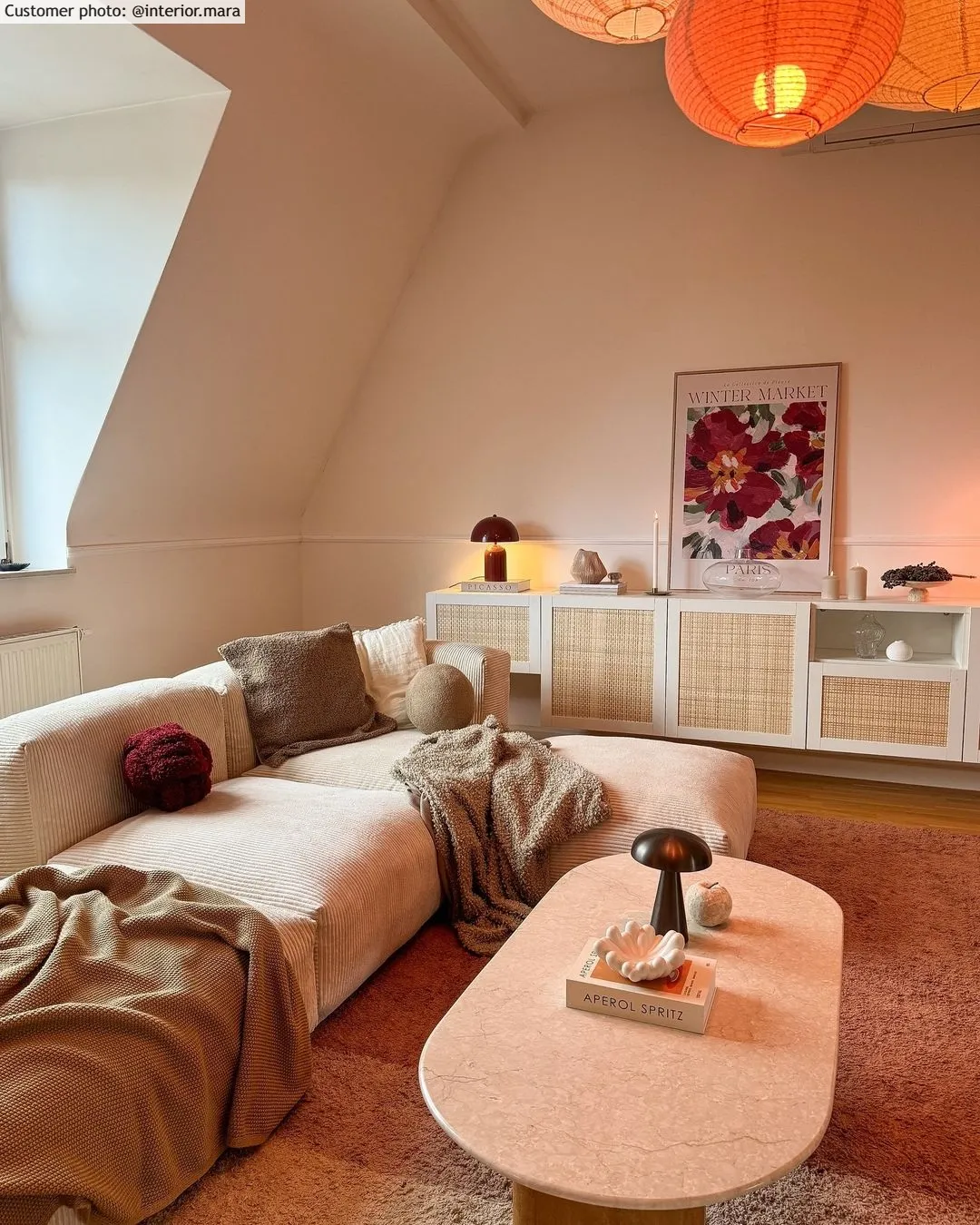 Hochflorteppiche - Mareto Natural Cotton Shaggy (braun)
