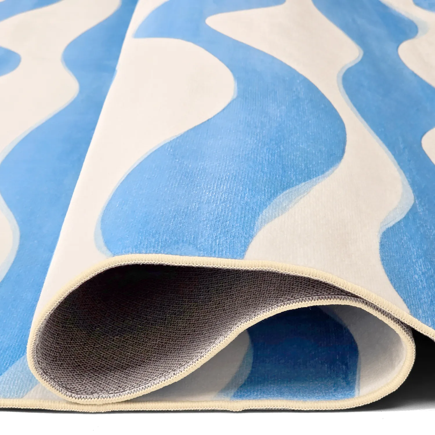 Wilton-Teppich - Marsala (blau/weiß)