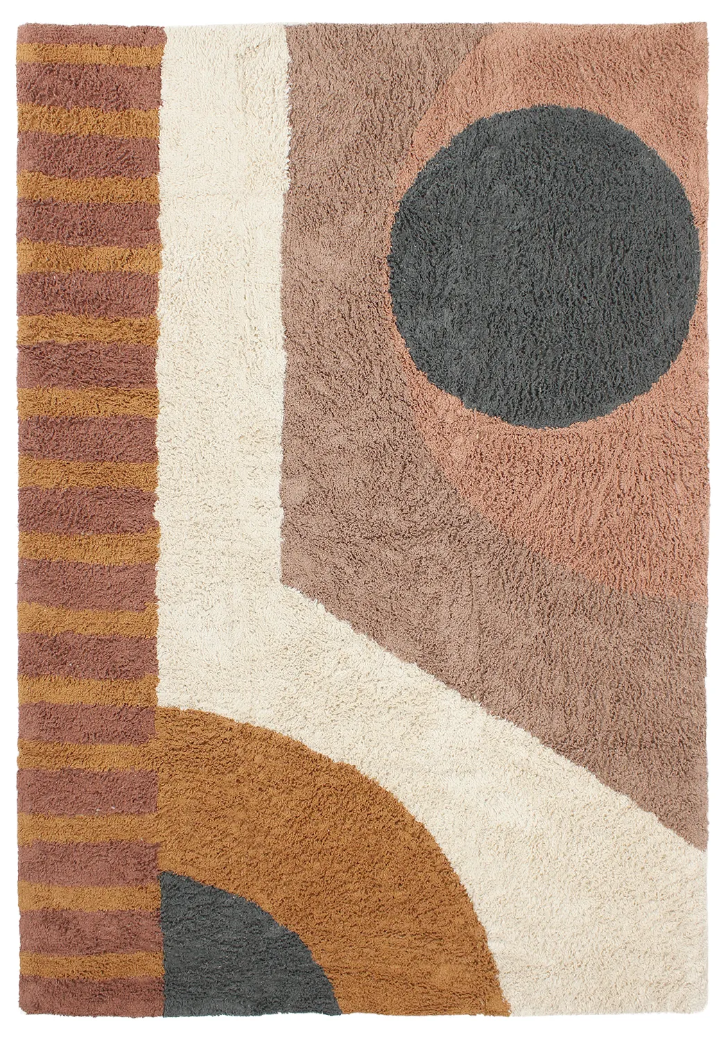Hochflorteppiche - Alpe Natural Cotton Shaggy (multi)