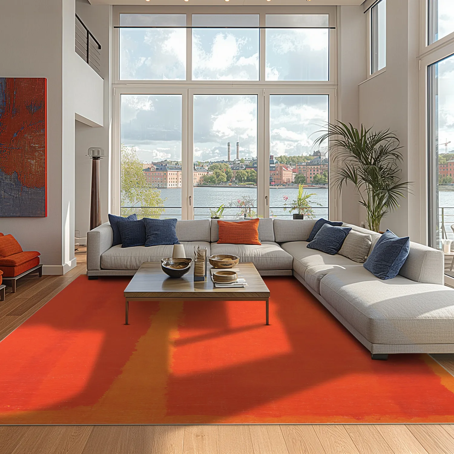 Wilton-Teppich - Asti (orange)