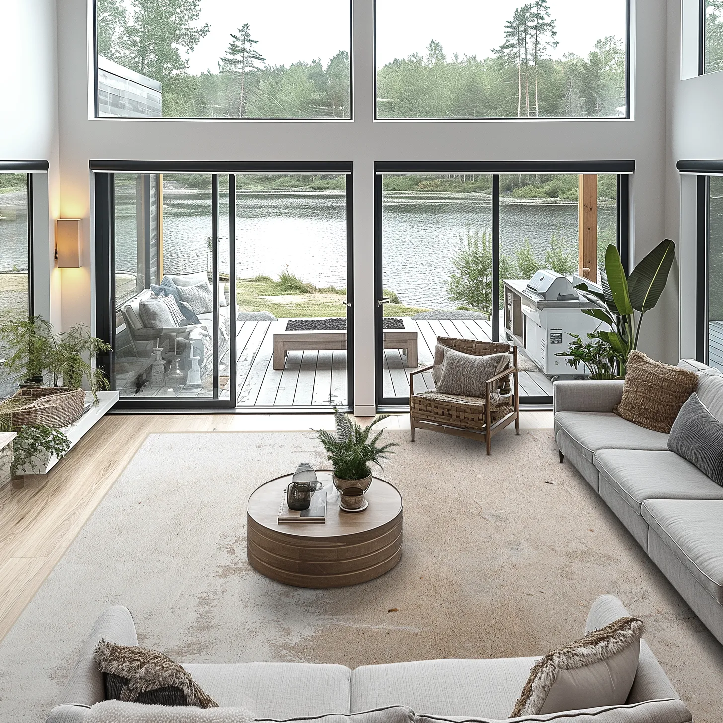Wilton-Teppich - Bornos (grau/beige)