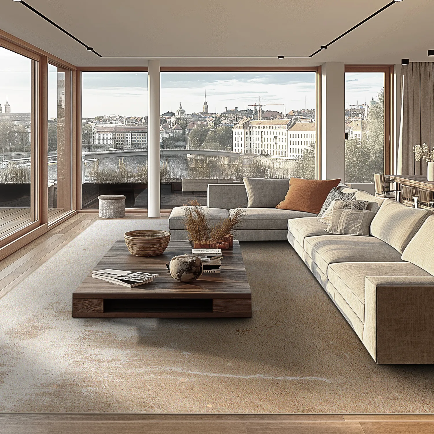 Wilton-Teppich - Bornos (grau/beige)