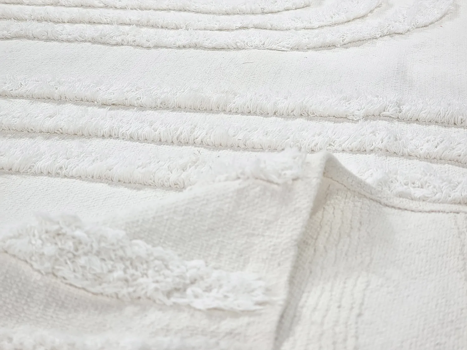 Hochflorteppiche - Como Natural Cotton Shaggy (offwhite)